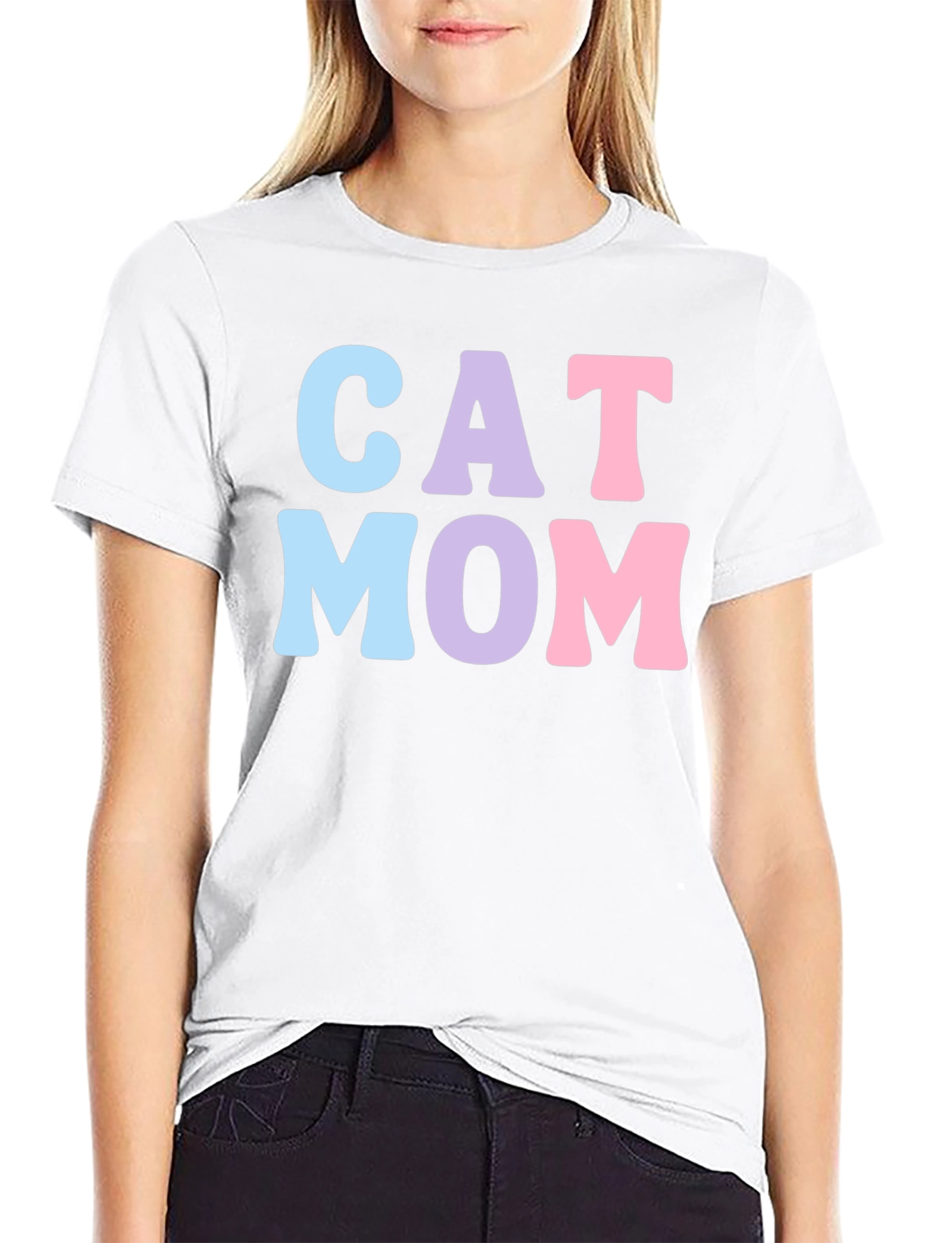 Cat Mom T-Shirt - Cute Pet Lover Apparel