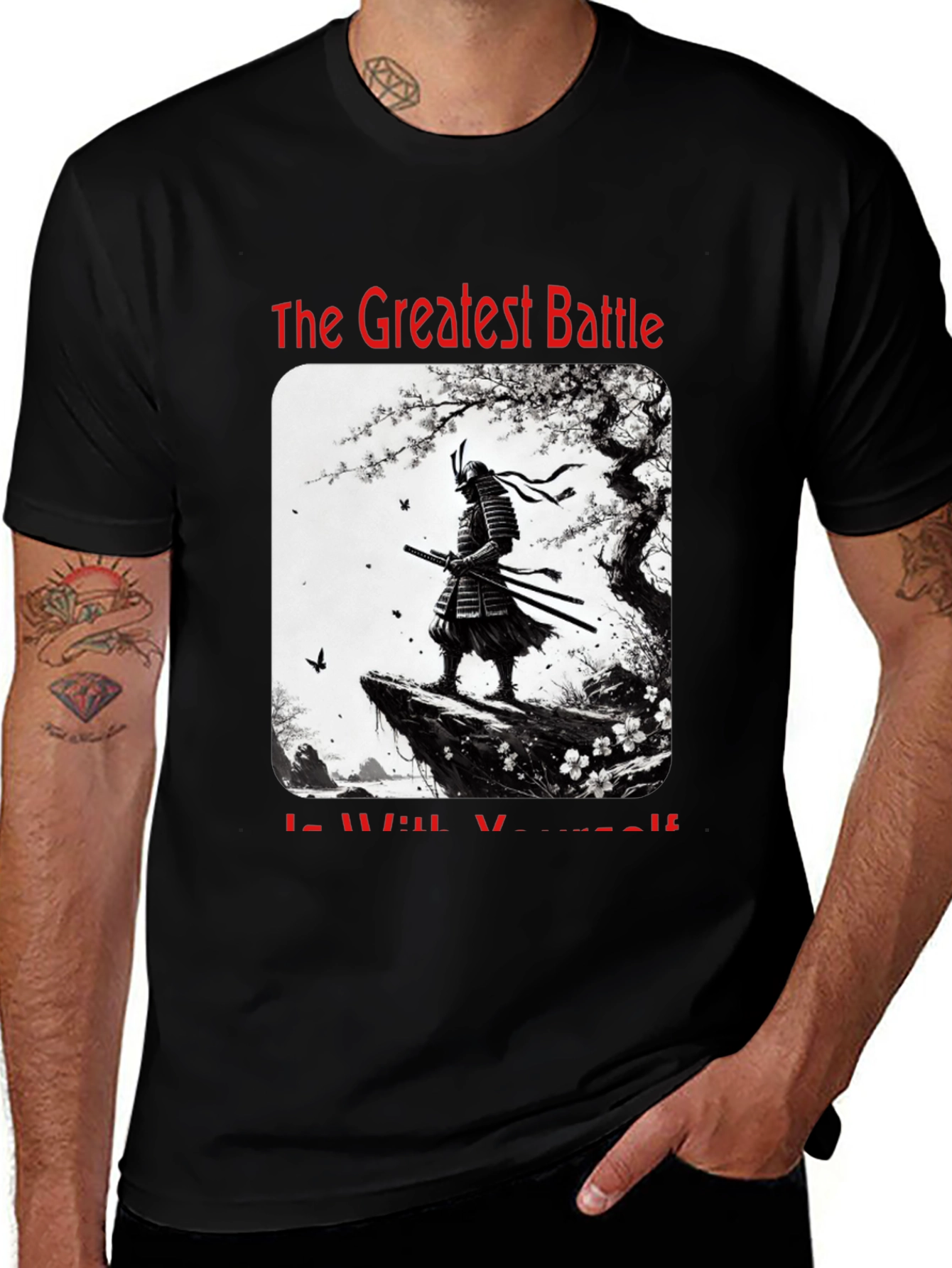 Greatest Battle Samurai Graphic T-Shirt