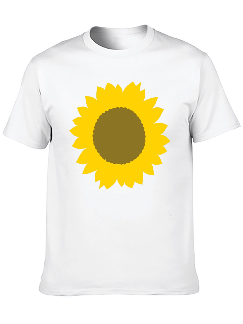 Sunflower Graphic Tee - Black Cotton Shirt
