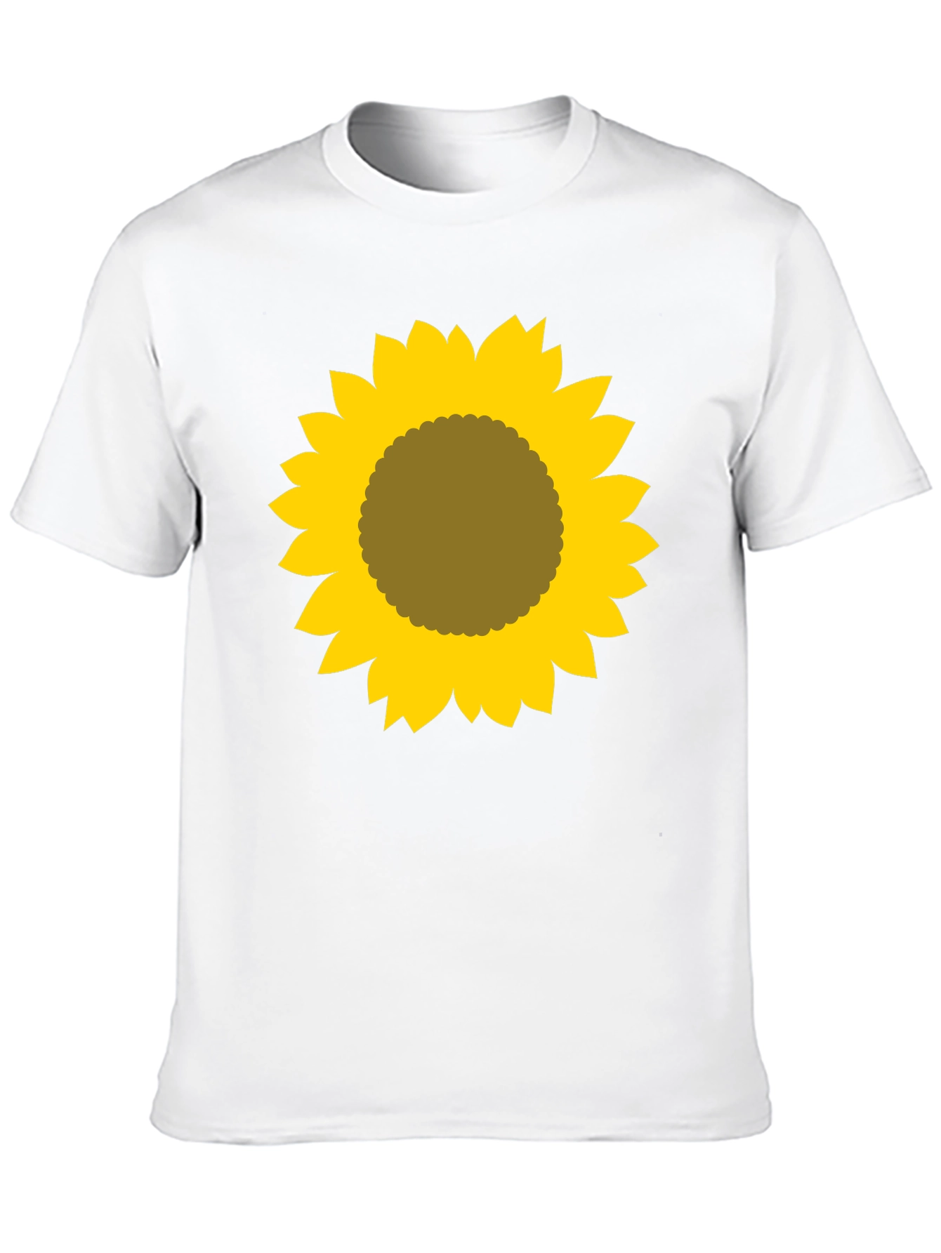 Sunflower Graphic Tee - Black Cotton Shirt