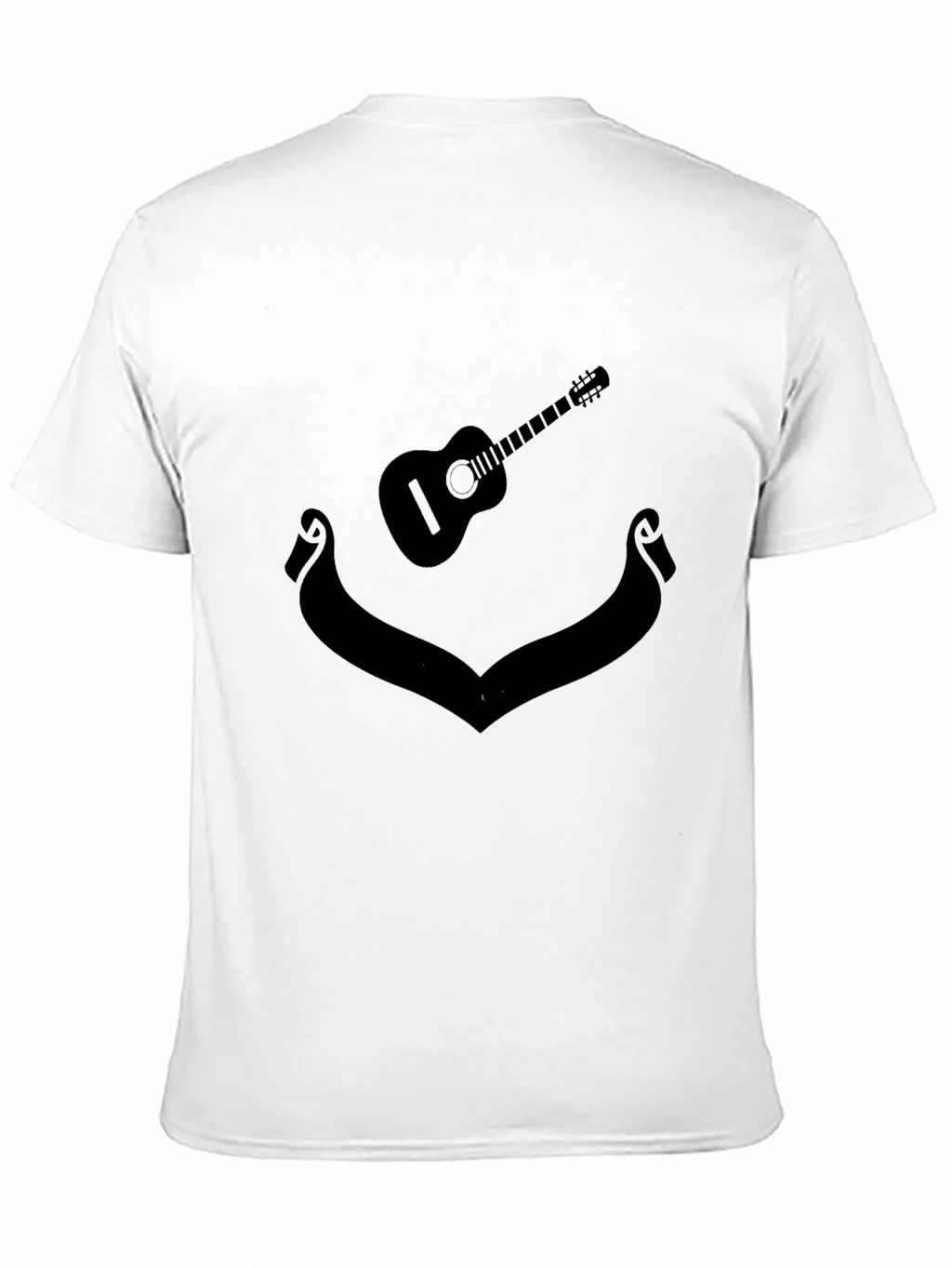 Guitar Silhouette Black T-Shirt