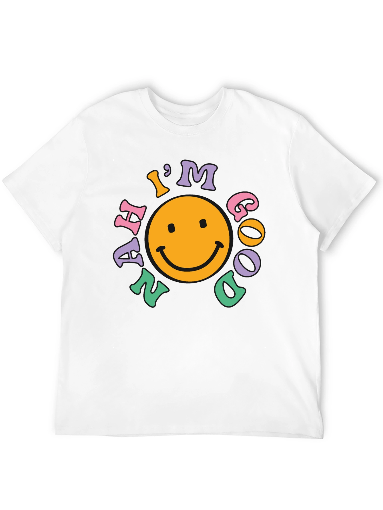 Im Nah Good T-Shirt - Retro Smiley Face