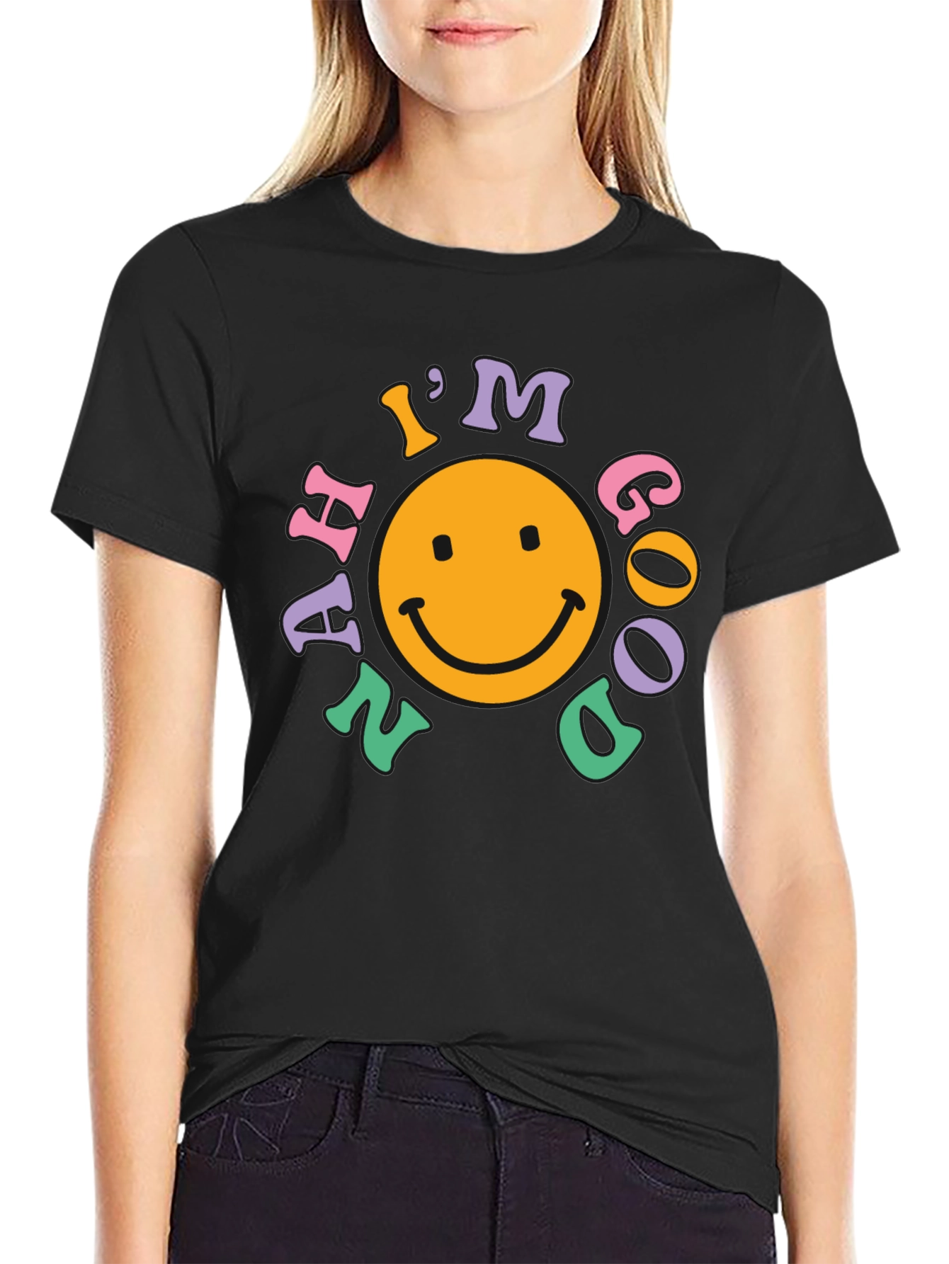 Im Nah Good T-Shirt - Retro Smiley Face