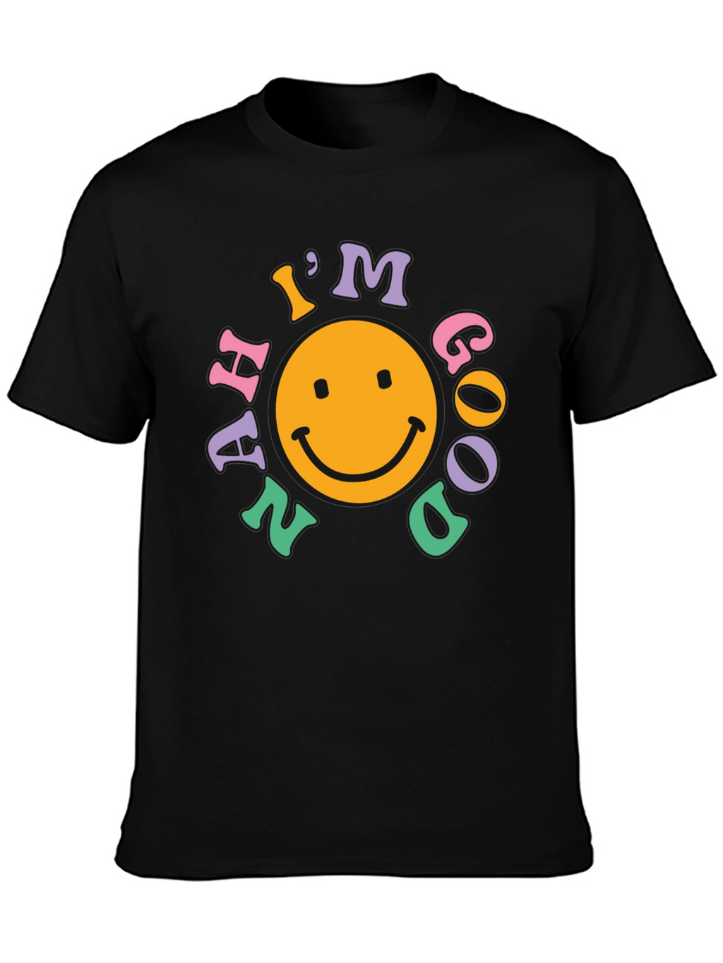Im Nah Good T-Shirt - Retro Smiley Face