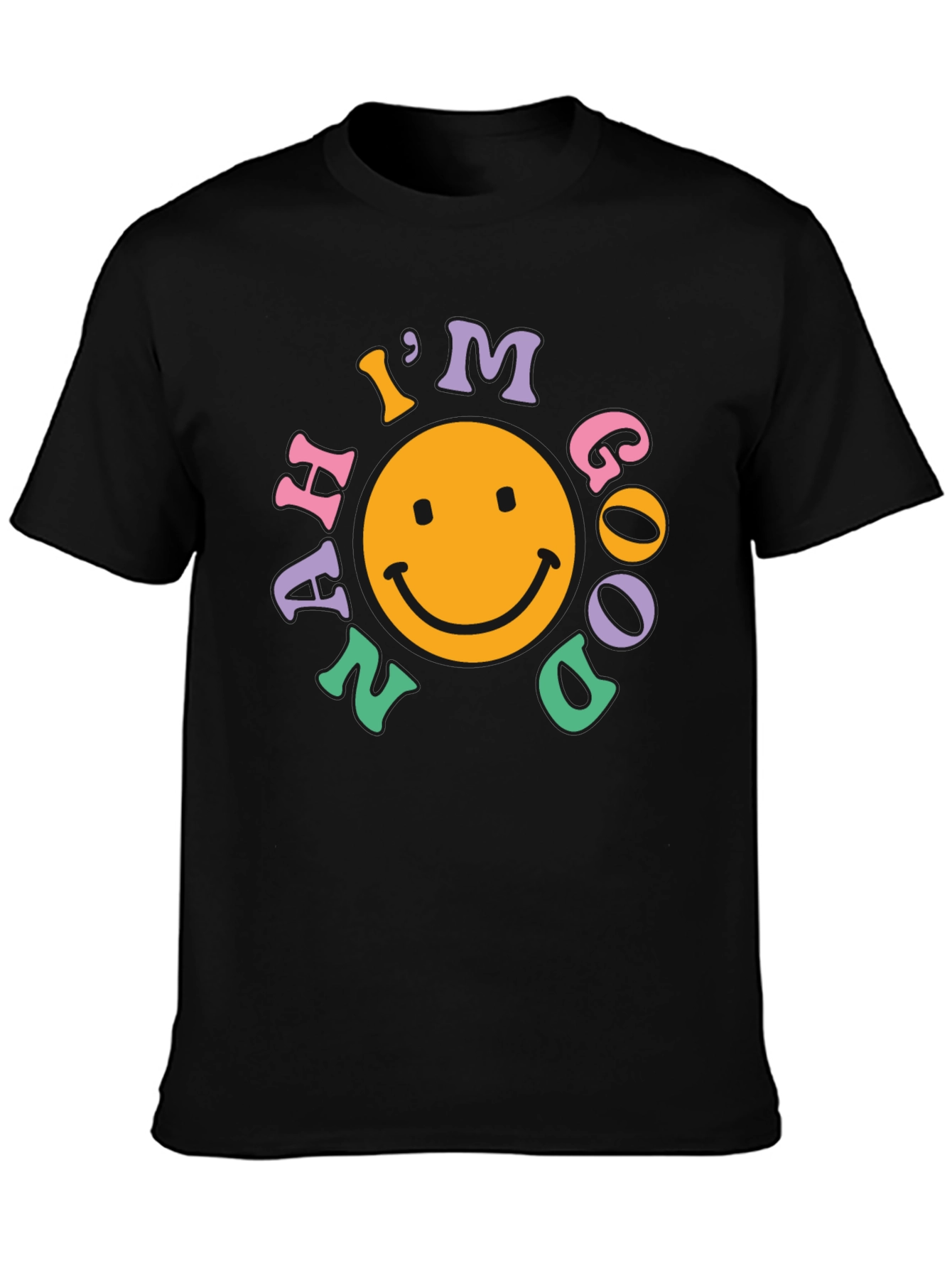 Im Nah Good T-Shirt - Retro Smiley Face