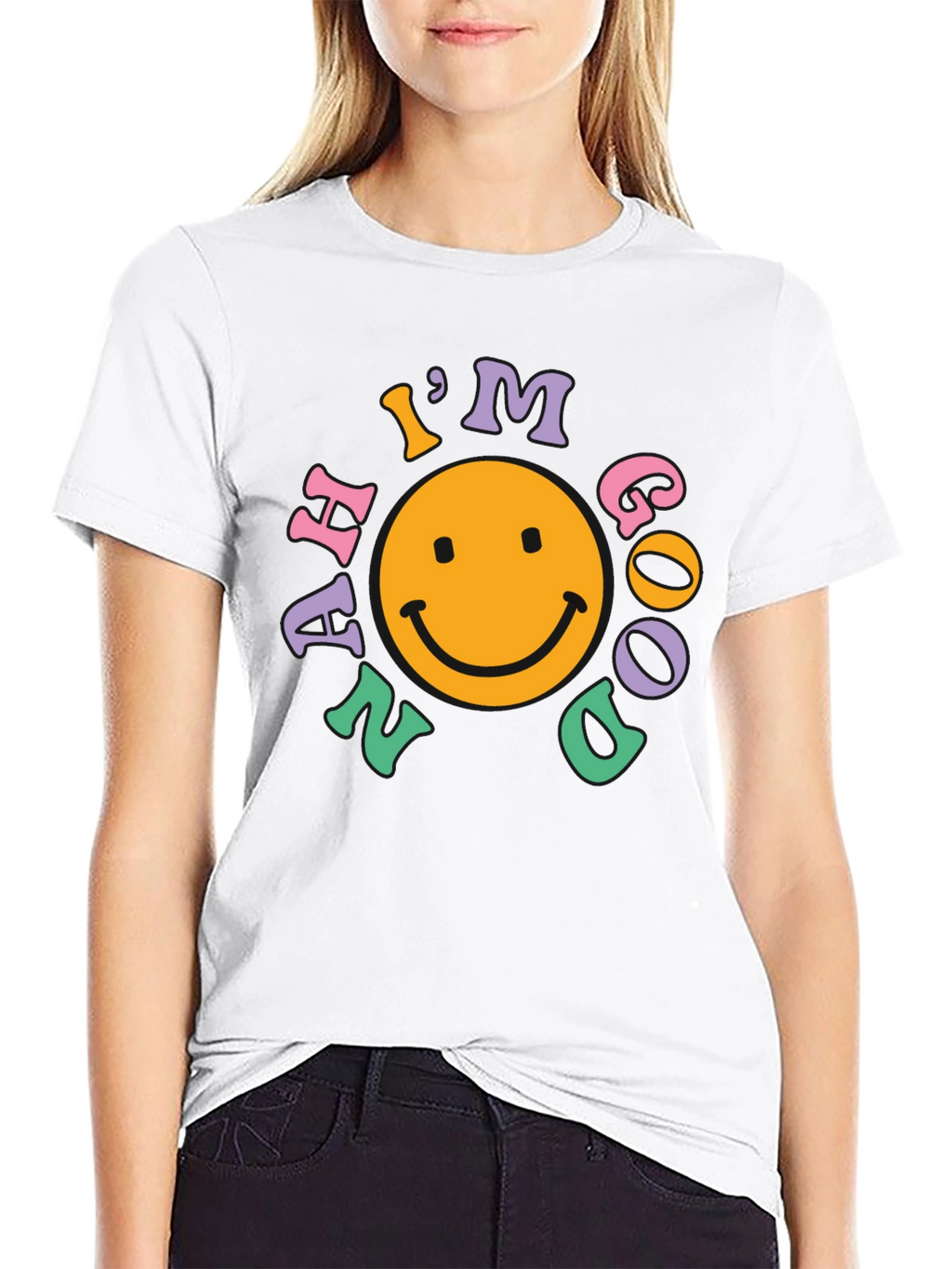 Im Nah Good T-Shirt - Retro Smiley Face