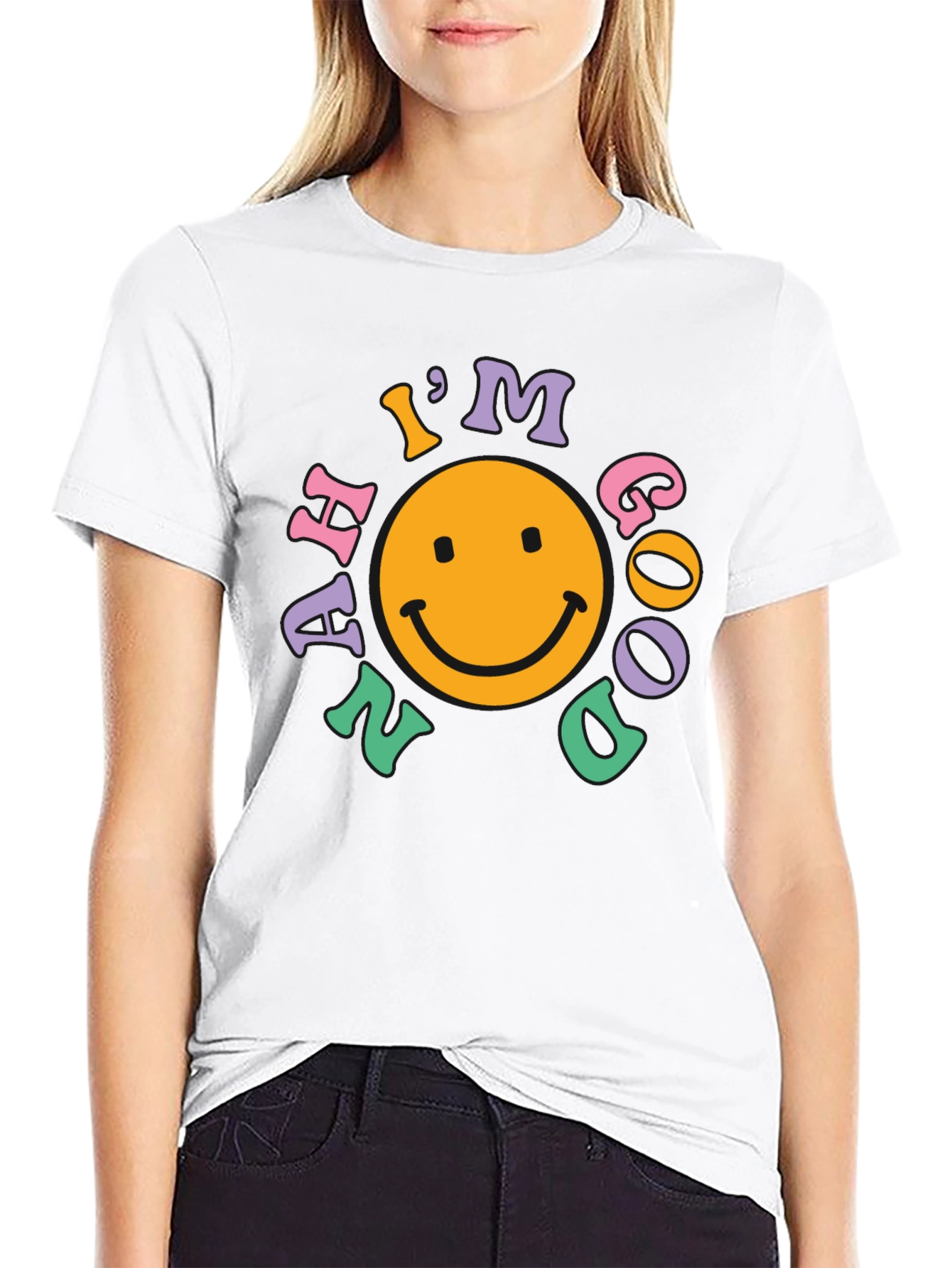 Im Nah Good T-Shirt - Retro Smiley Face