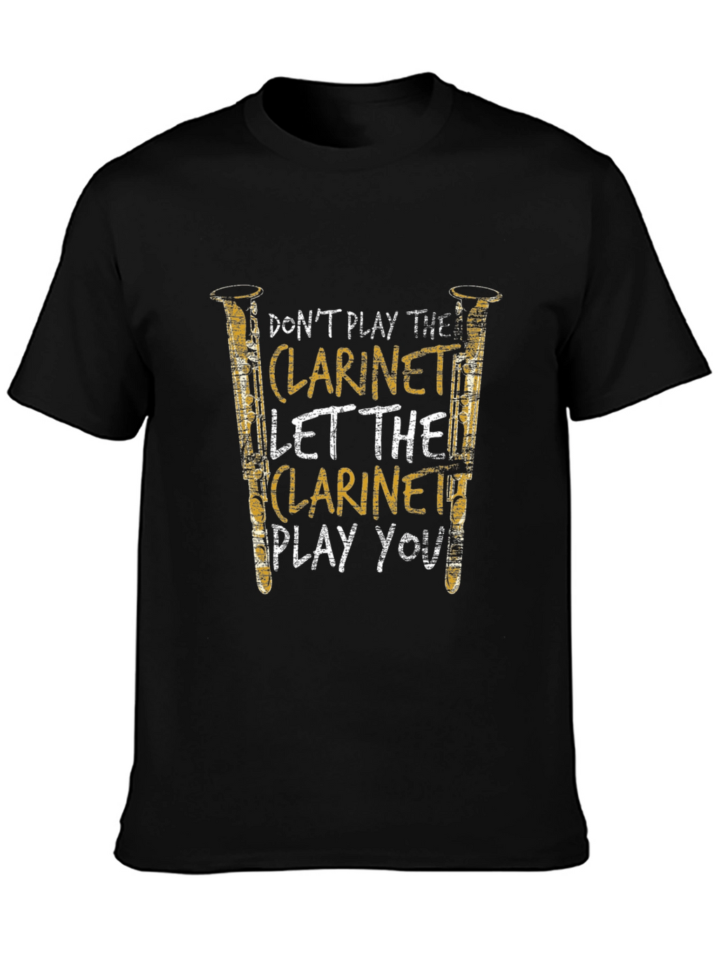 Clarinet Player Graphic T-Shirt - Music Lover Tee