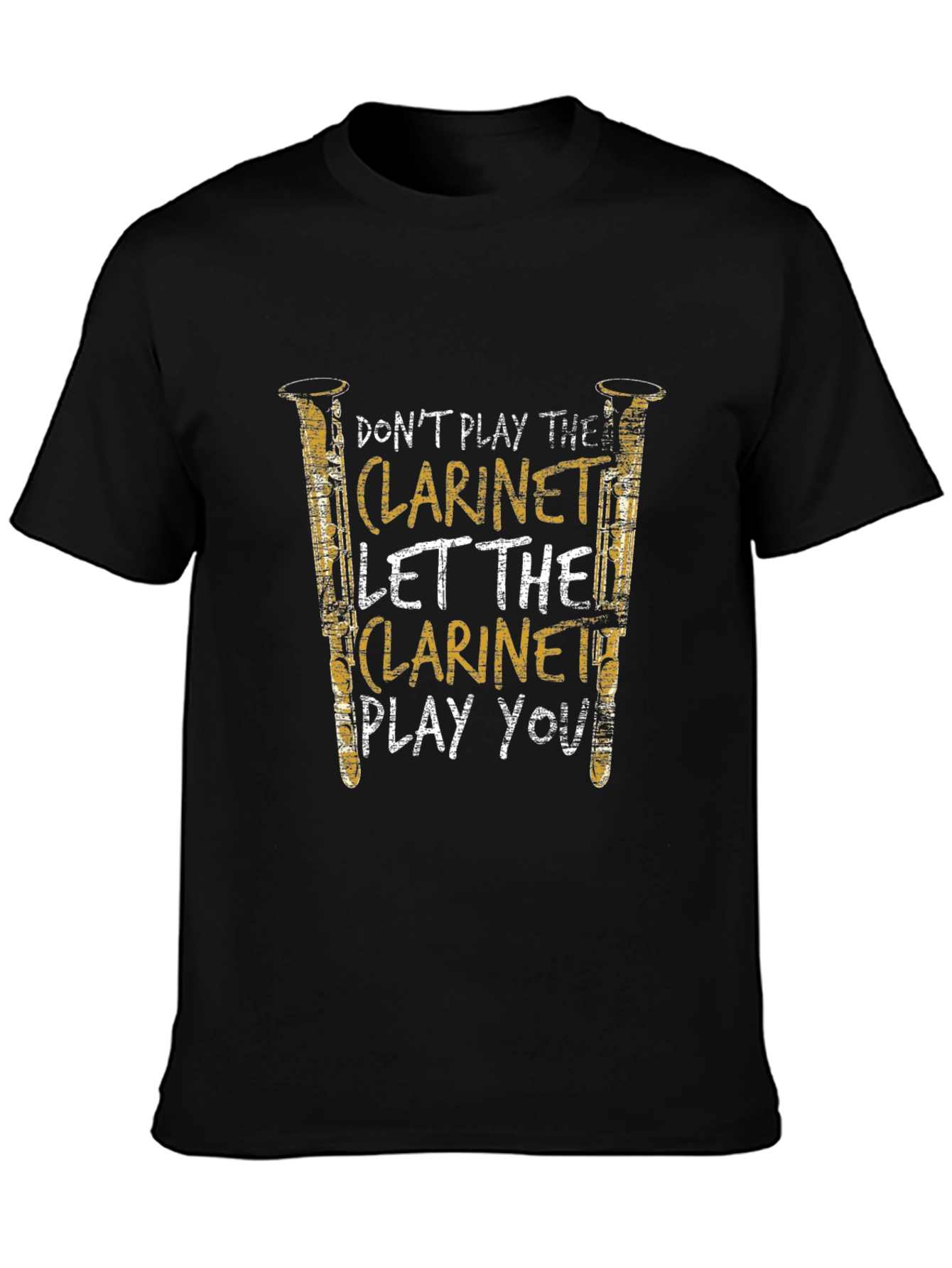 Clarinet Player Graphic T-Shirt - Music Lover Tee