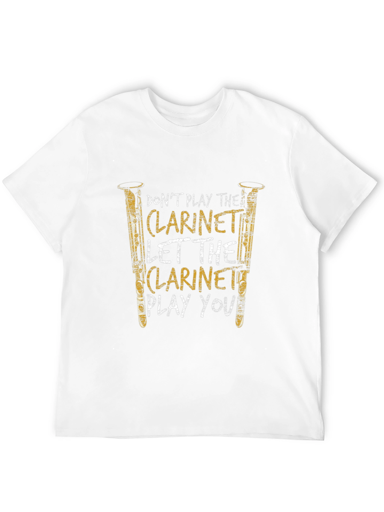 Clarinet Player Graphic T-Shirt - Music Lover Tee