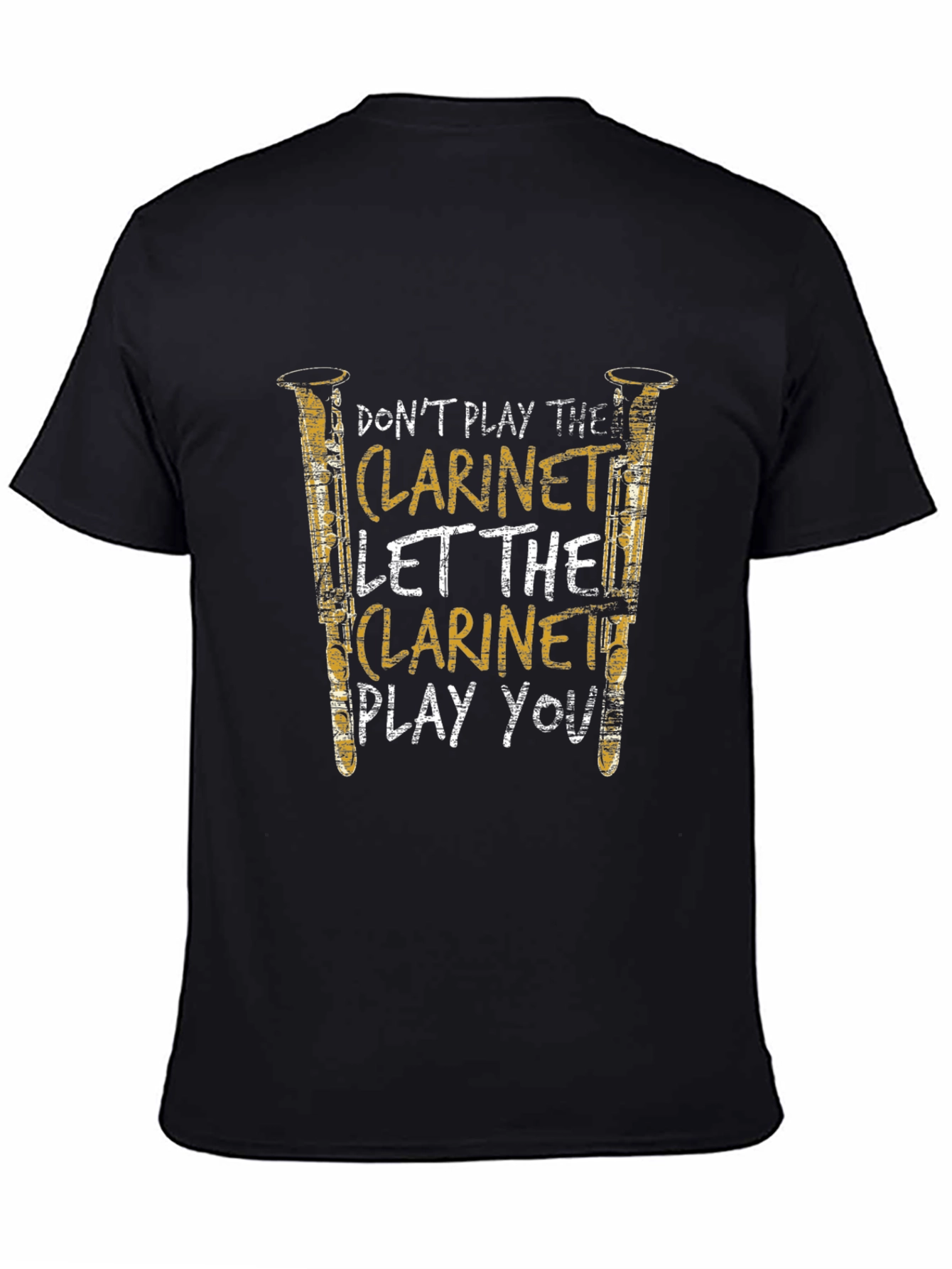 Clarinet Player Graphic T-Shirt - Music Lover Tee