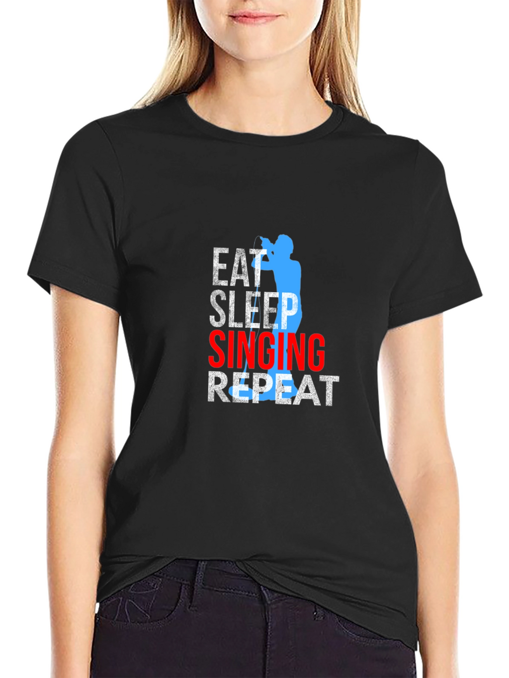 Eat Sleep Singing Repeat T-Shirt
