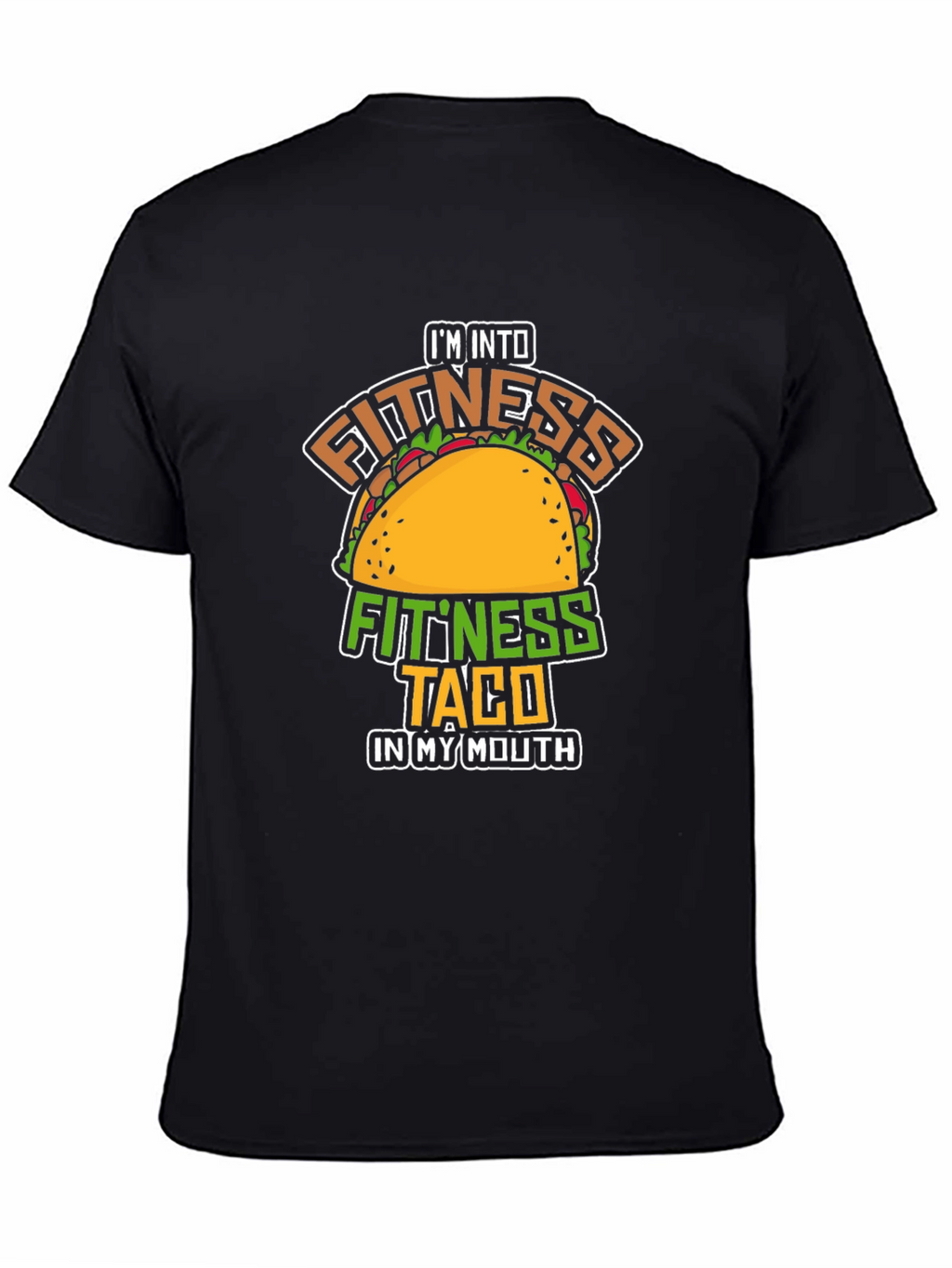 Fitness Taco Graphic T-Shirt - Funny Workout Tee