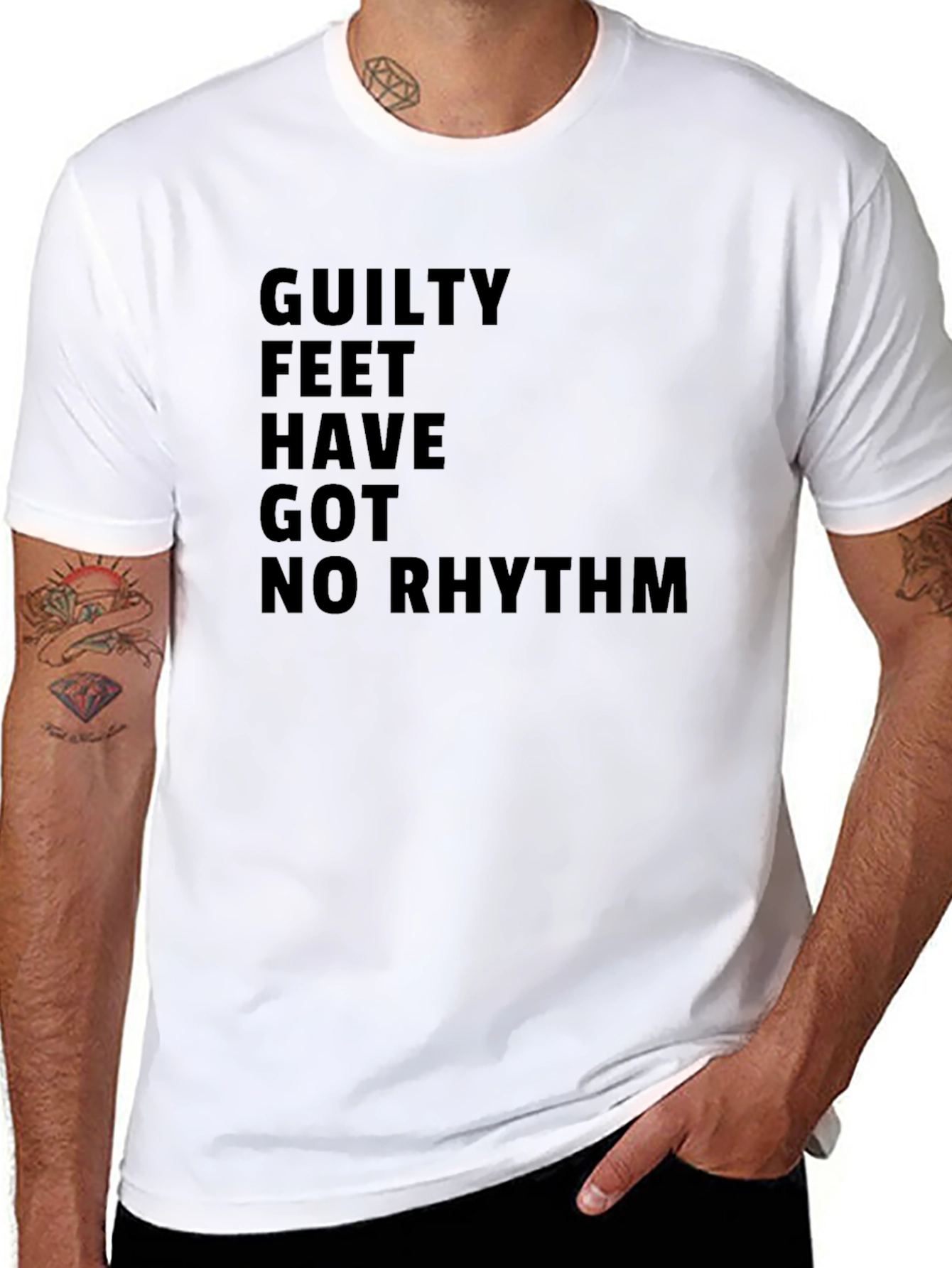 Guilty Feet No Rhythm Graphic Tee