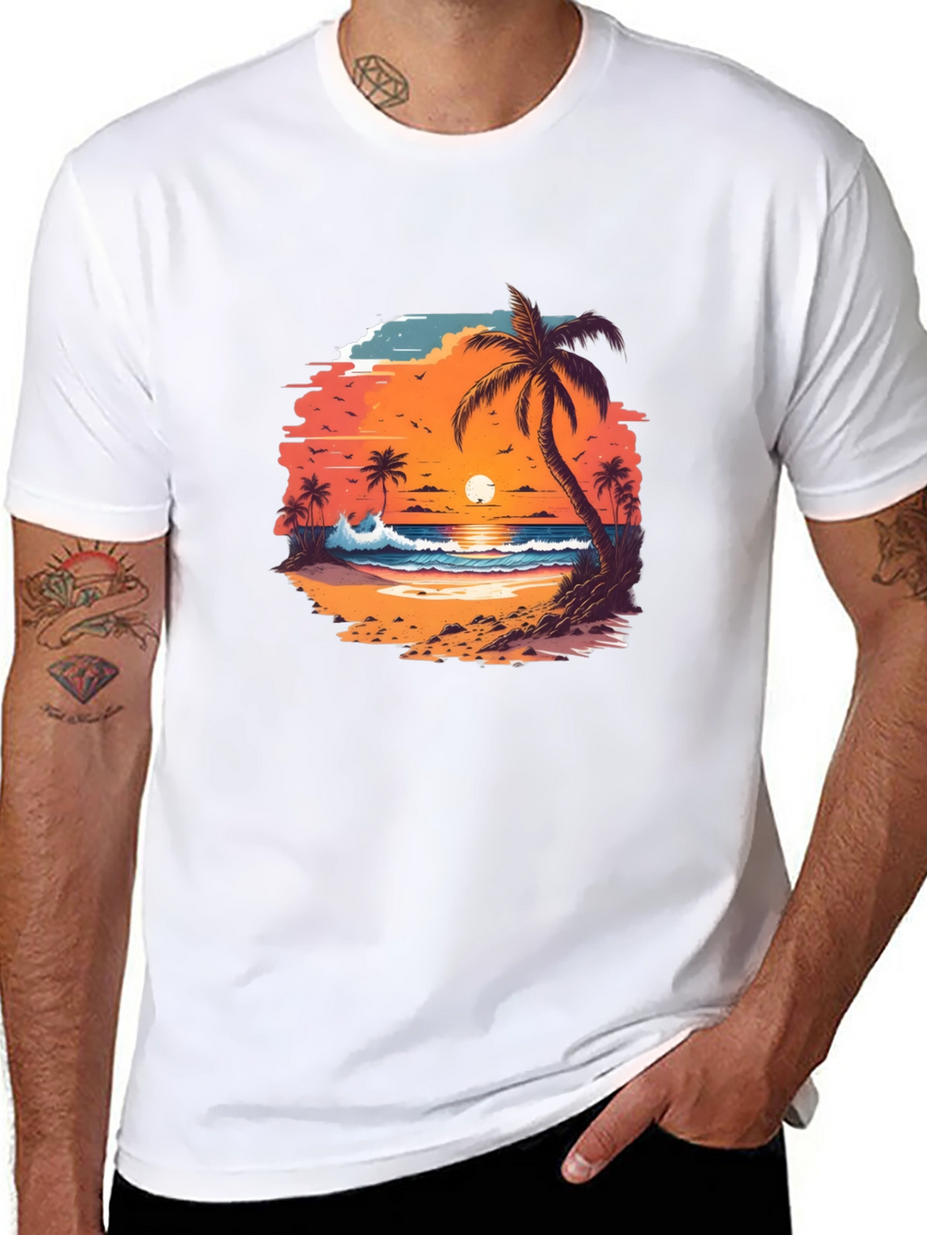 Sunset Beach Graphic Tee