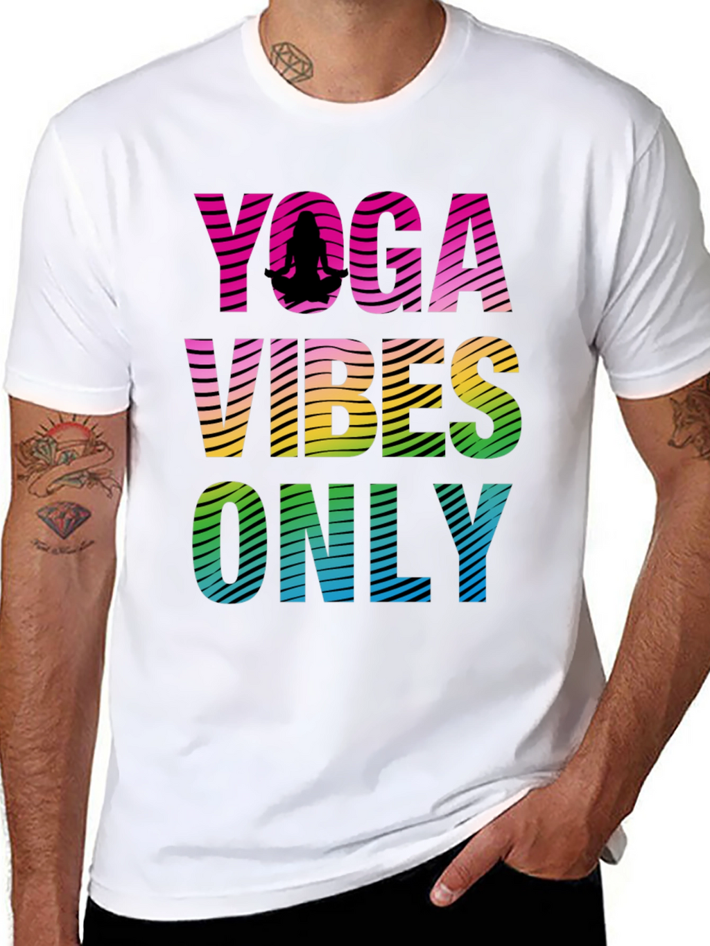 Yoga Vibes Only Graphic Tee