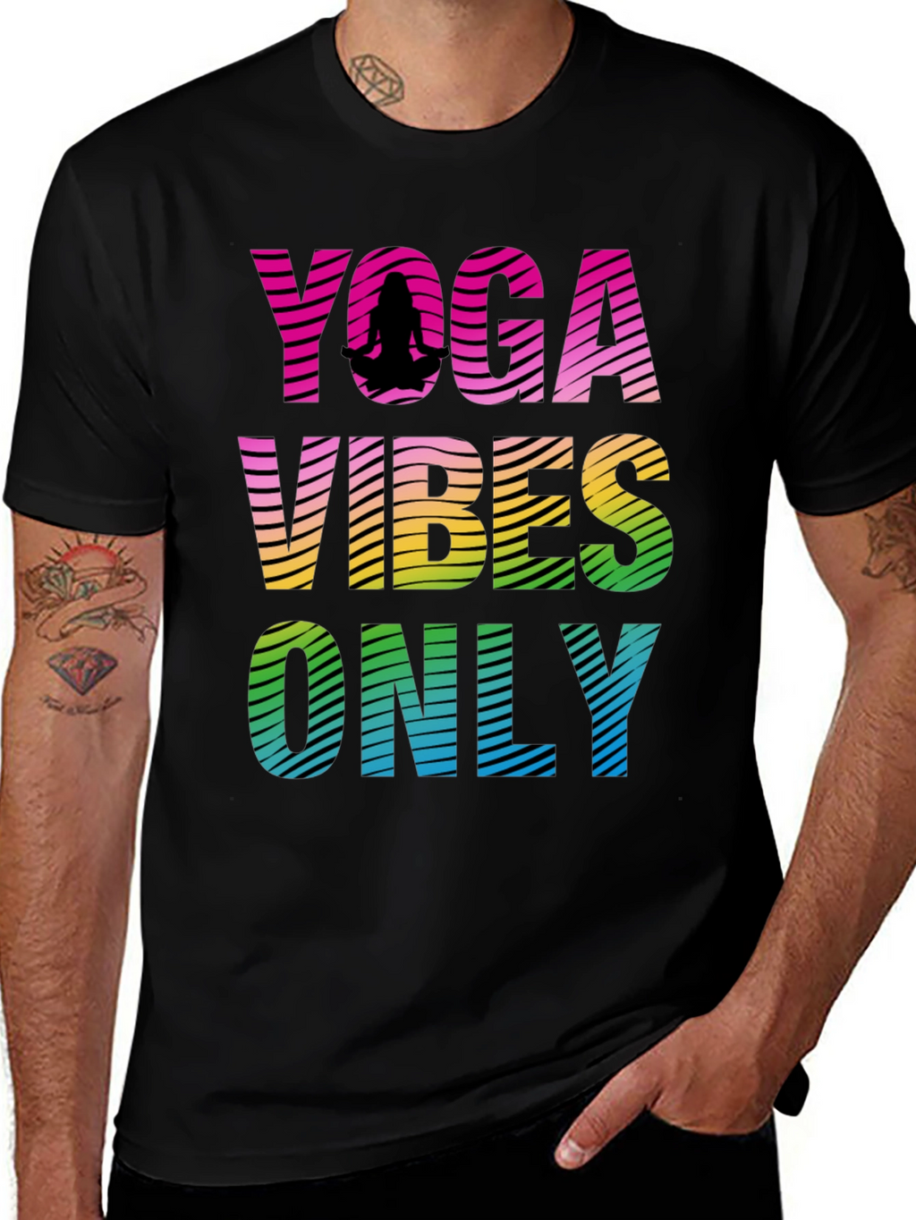 Yoga Vibes Only Graphic Tee