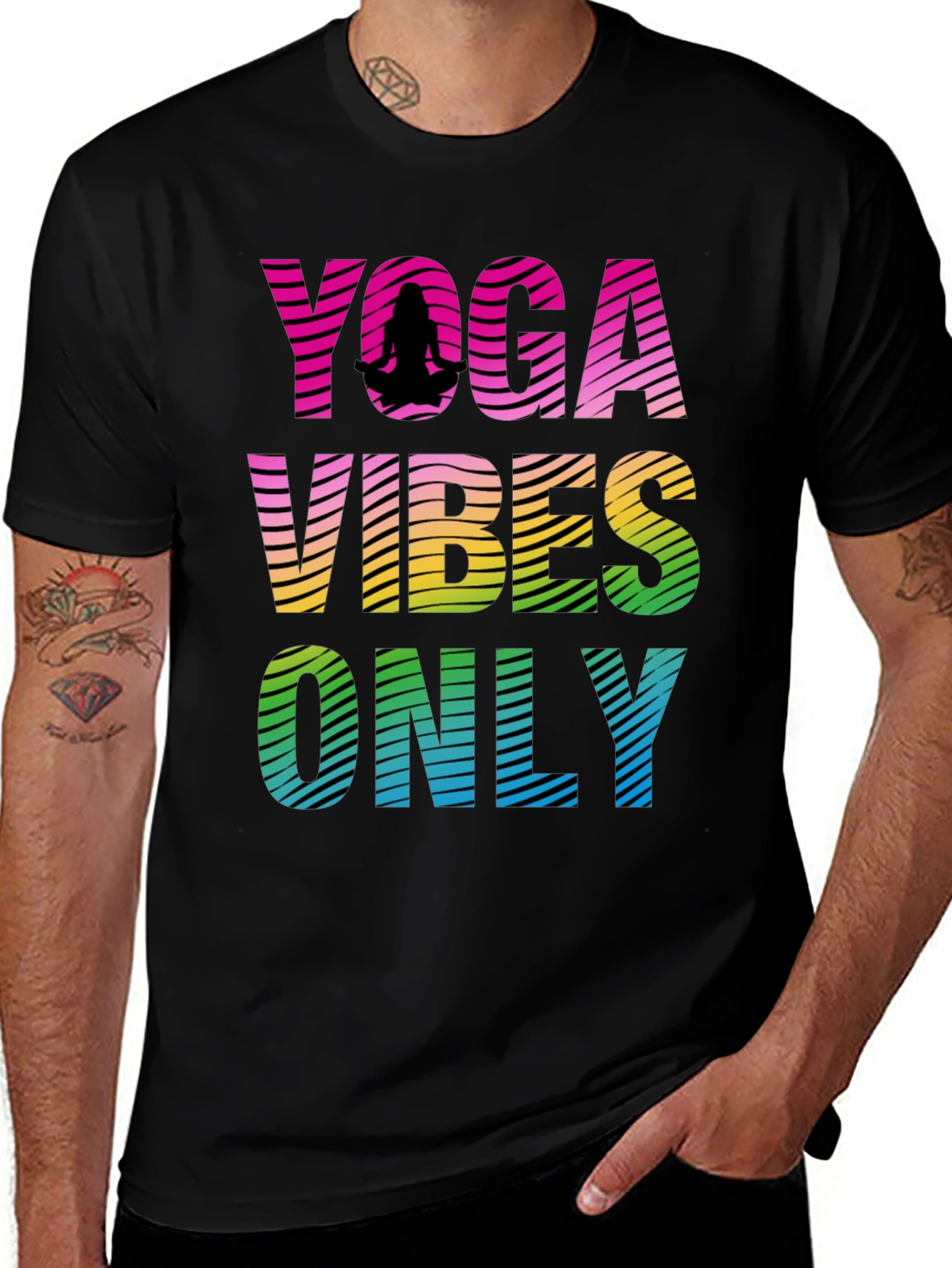 Yoga Vibes Only Graphic Tee