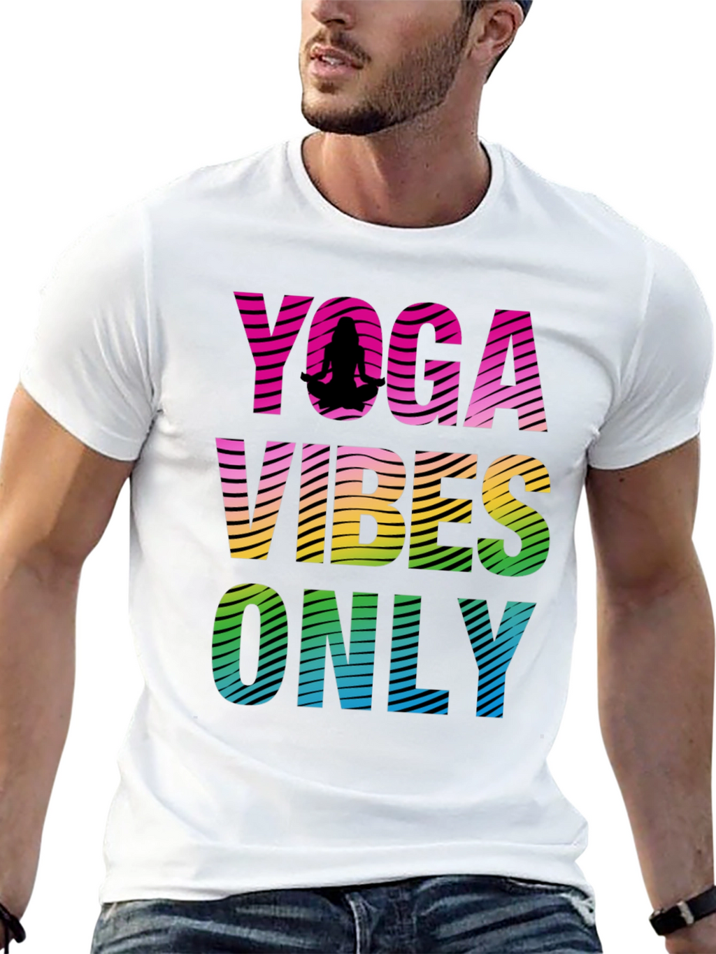 Yoga Vibes Only Graphic Tee