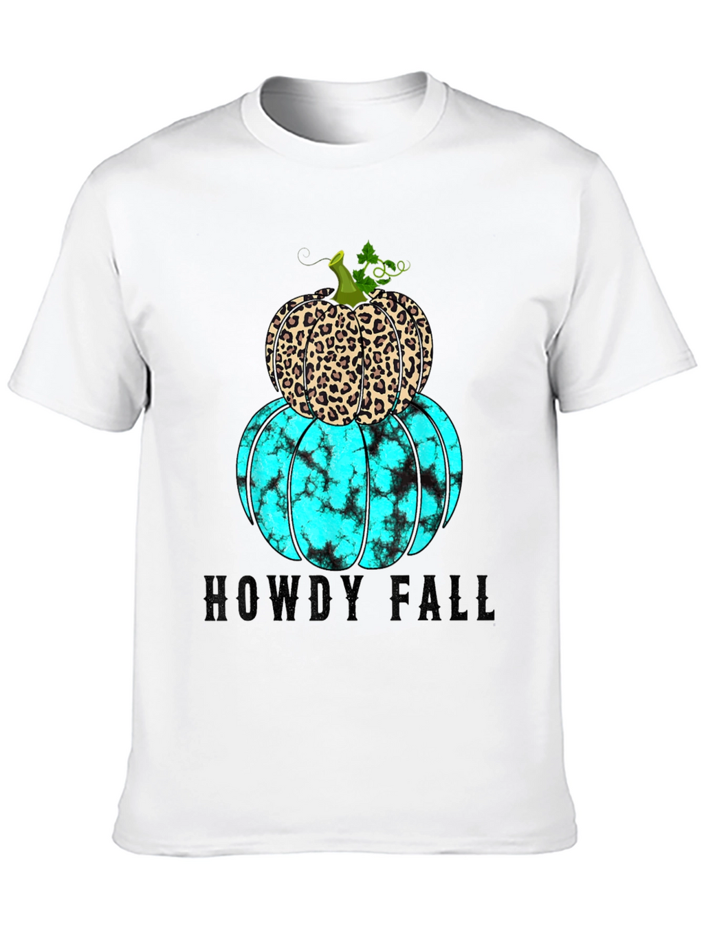 Howdy Fall Stacked Pumpkin Graphic Tee