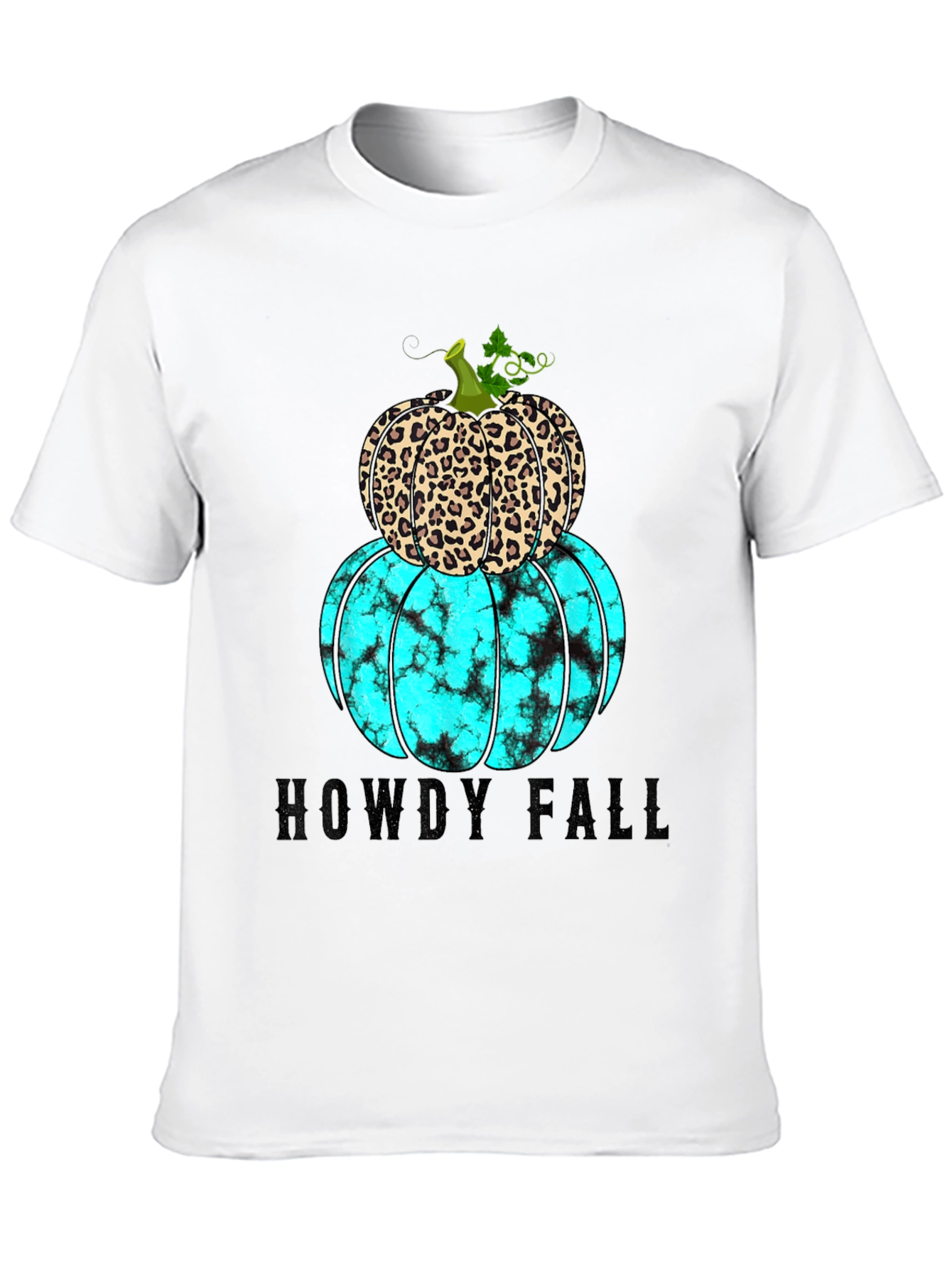 Howdy Fall Stacked Pumpkin Graphic Tee