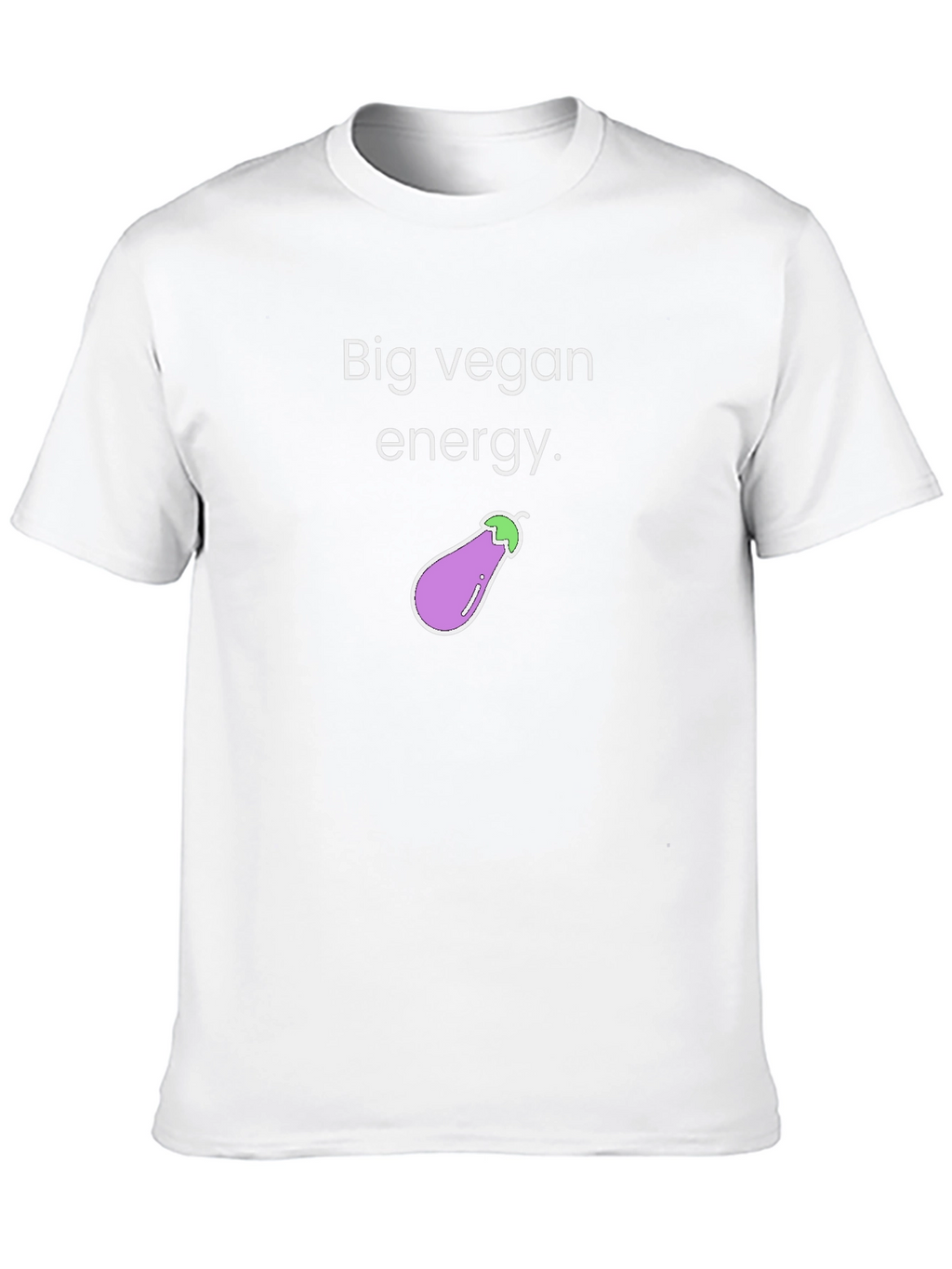 Big Vegan Energy T-Shirt - Unisex Crew Neck