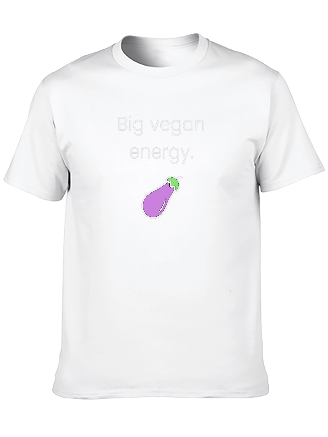Big Vegan Energy T-Shirt - Unisex Crew Neck