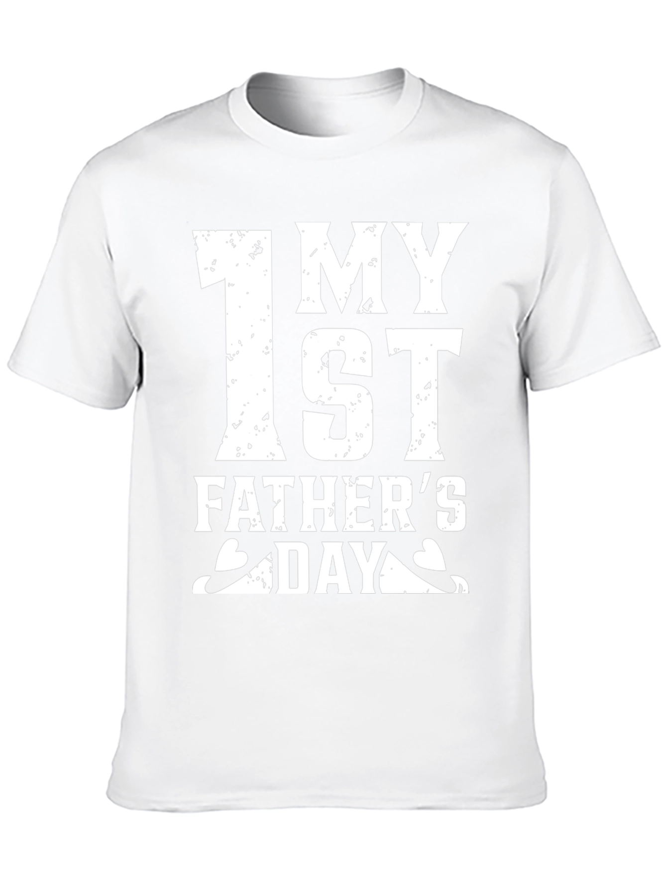 First Fathers Day Black T-Shirt