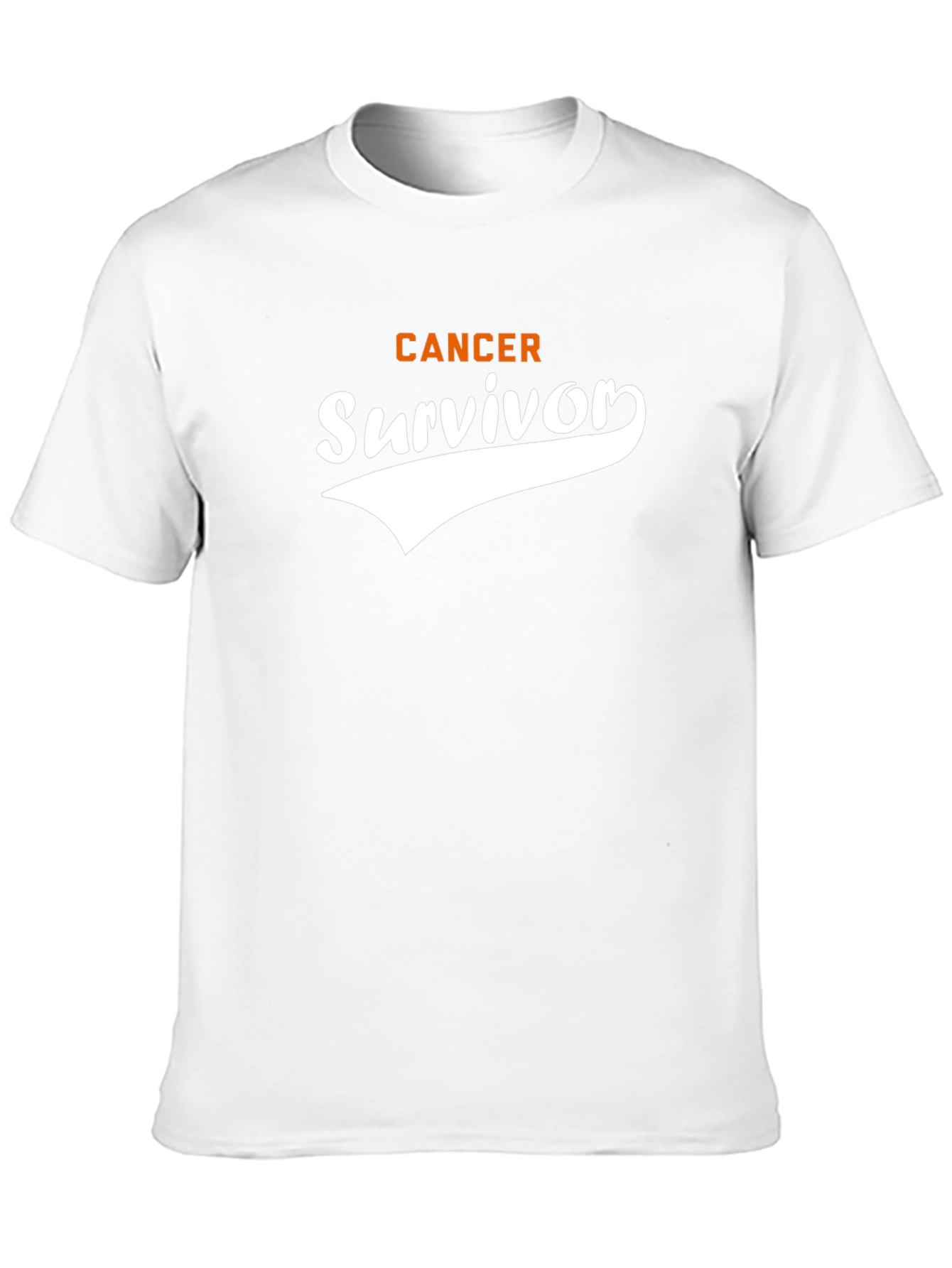 Cancer Survivor T-Shirt - Black Cotton Tee