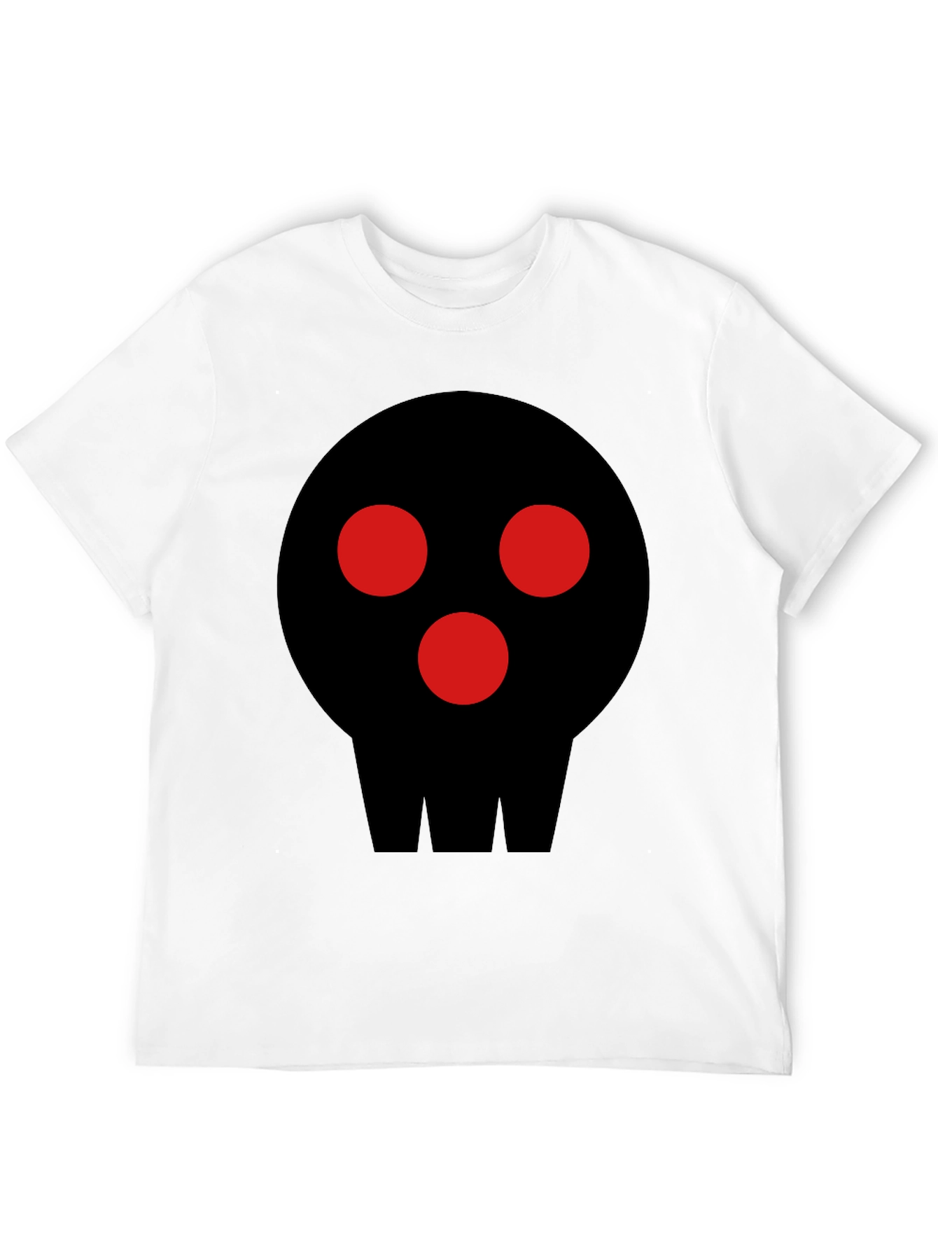 Graphic Skull T-Shirt - Mens Black Tee