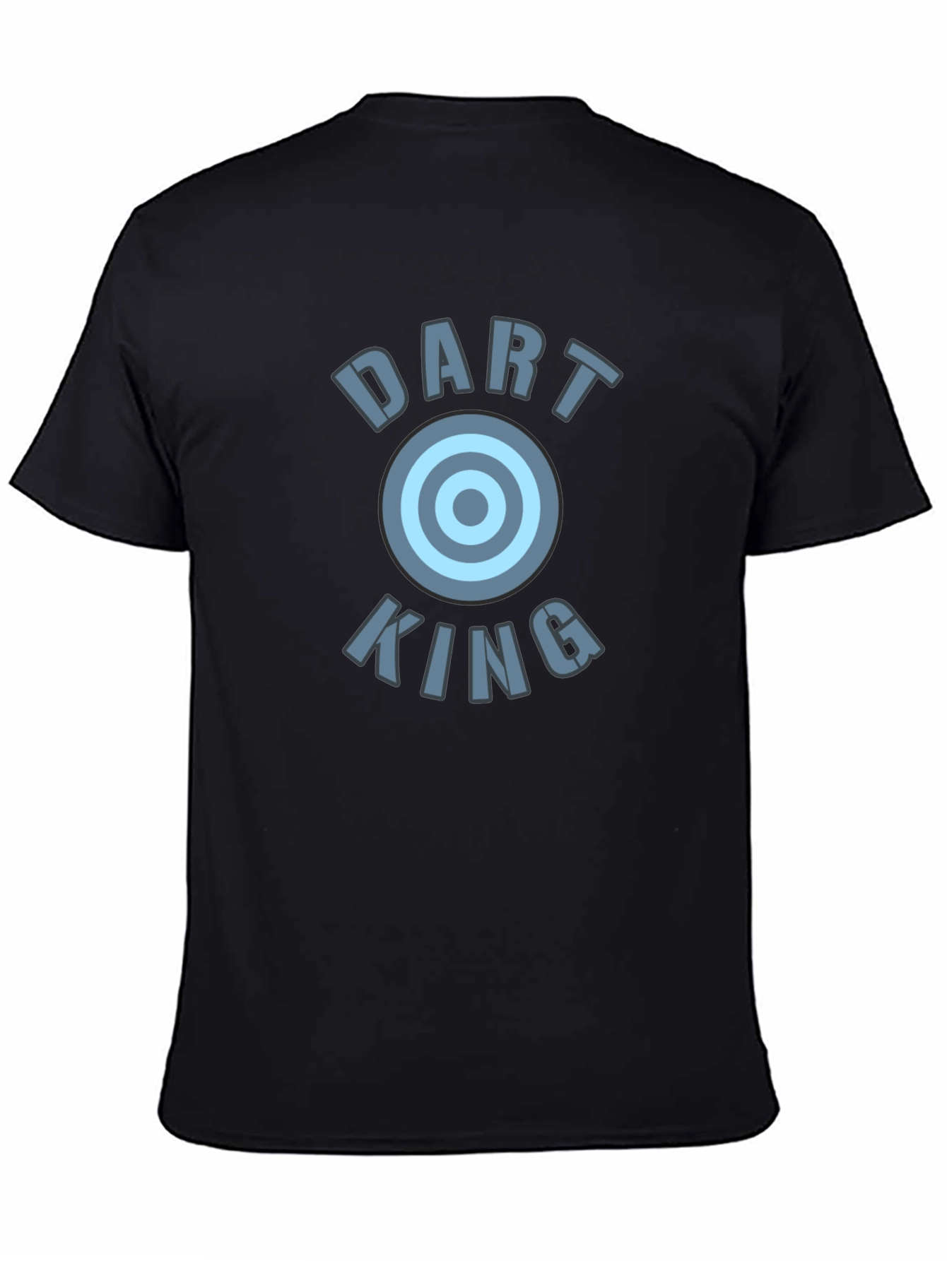 Dart King Graphic Tee - Black Short Sleeve Shirt