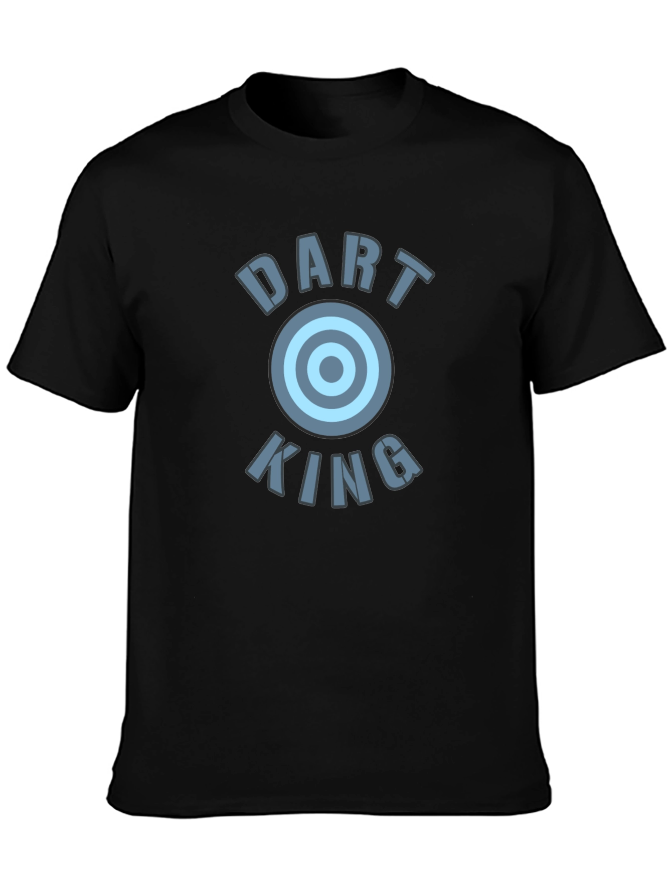 Dart King Graphic Tee - Black Short Sleeve Shirt