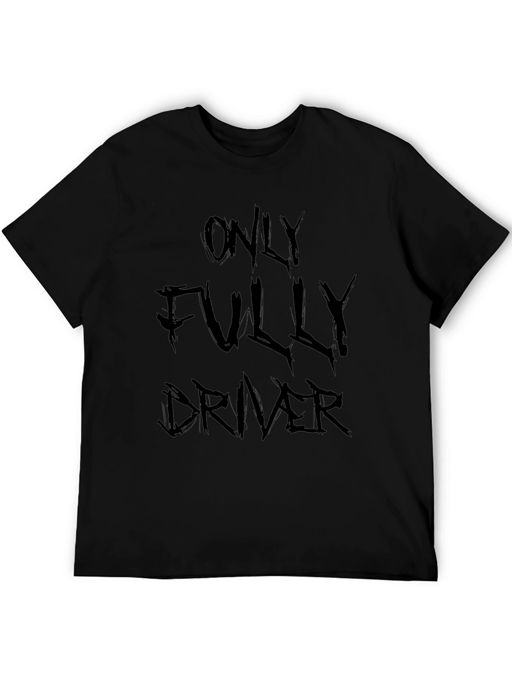 Only Fully Driver Black Graphic Tee