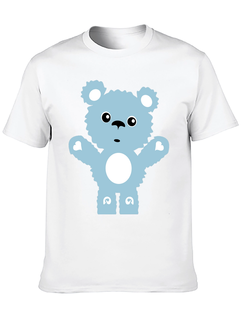Cute Teddy Bear Graphic T-Shirt - Soft Cotton Blend