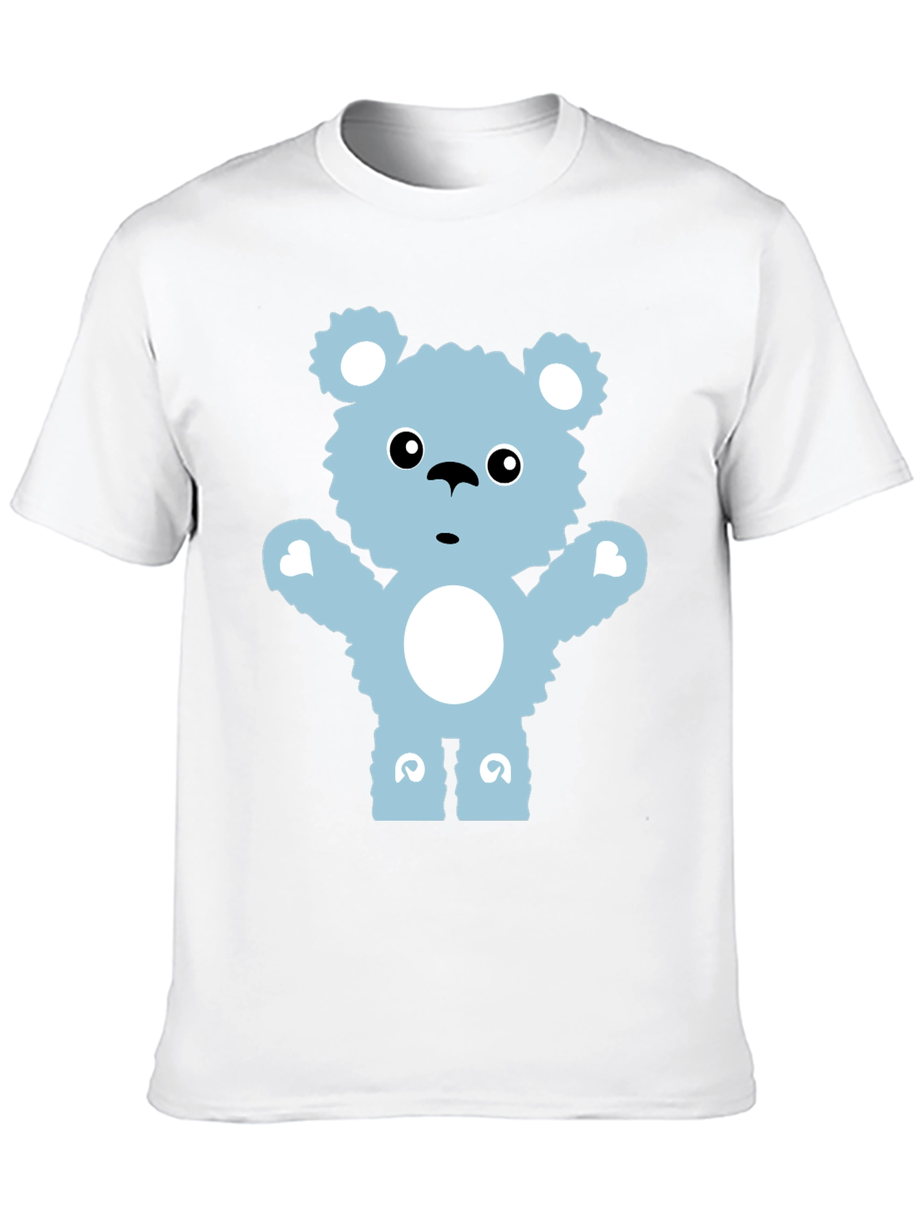 Cute Teddy Bear Graphic T-Shirt - Soft Cotton Blend