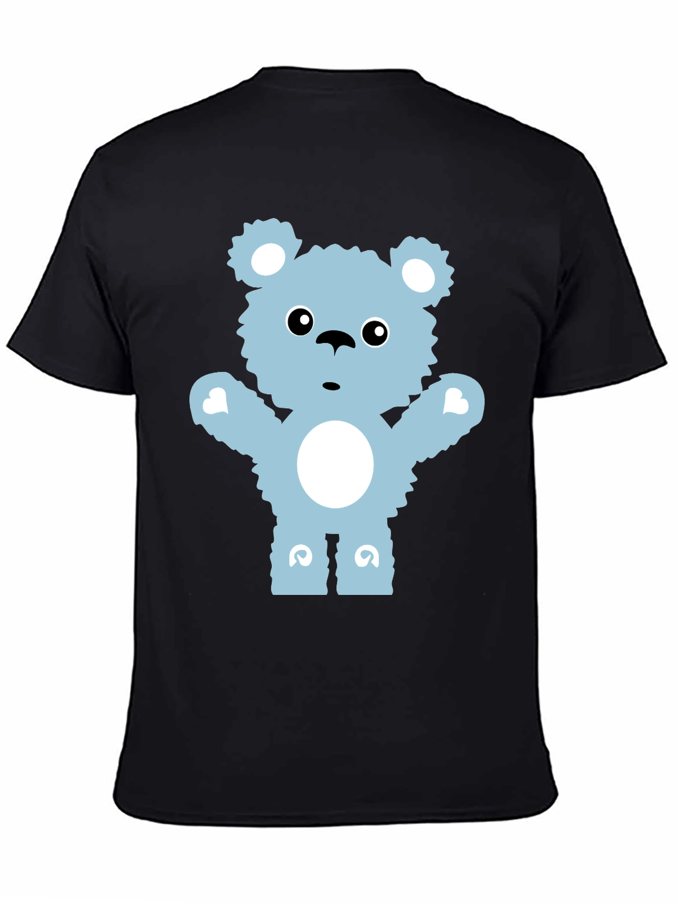 Cute Teddy Bear Graphic T-Shirt - Soft Cotton Blend
