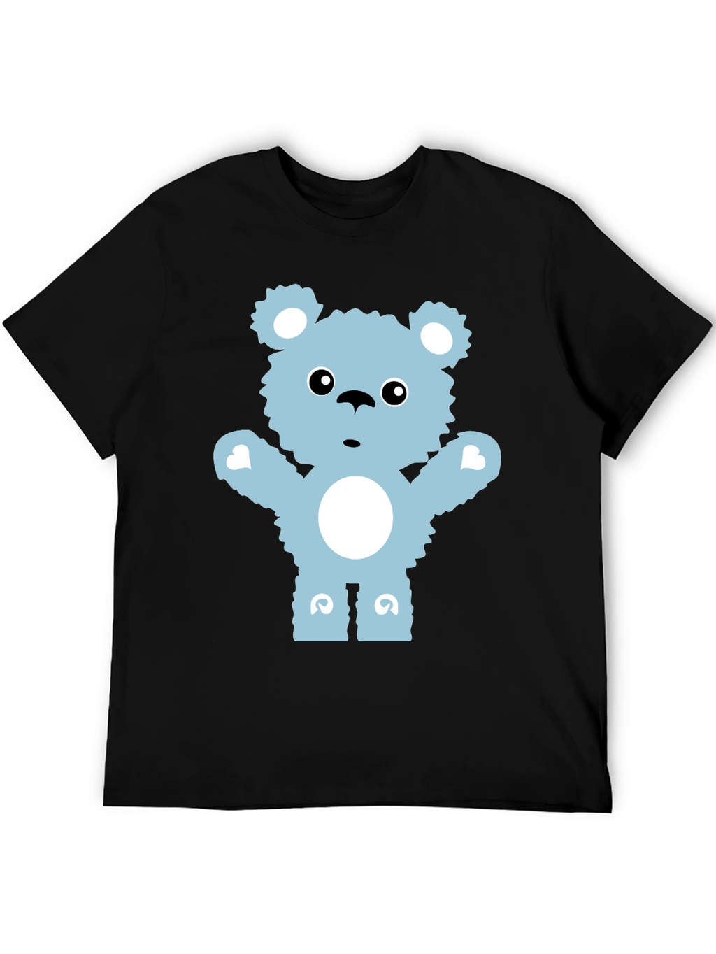 Cute Teddy Bear Graphic T-Shirt - Soft Cotton Blend