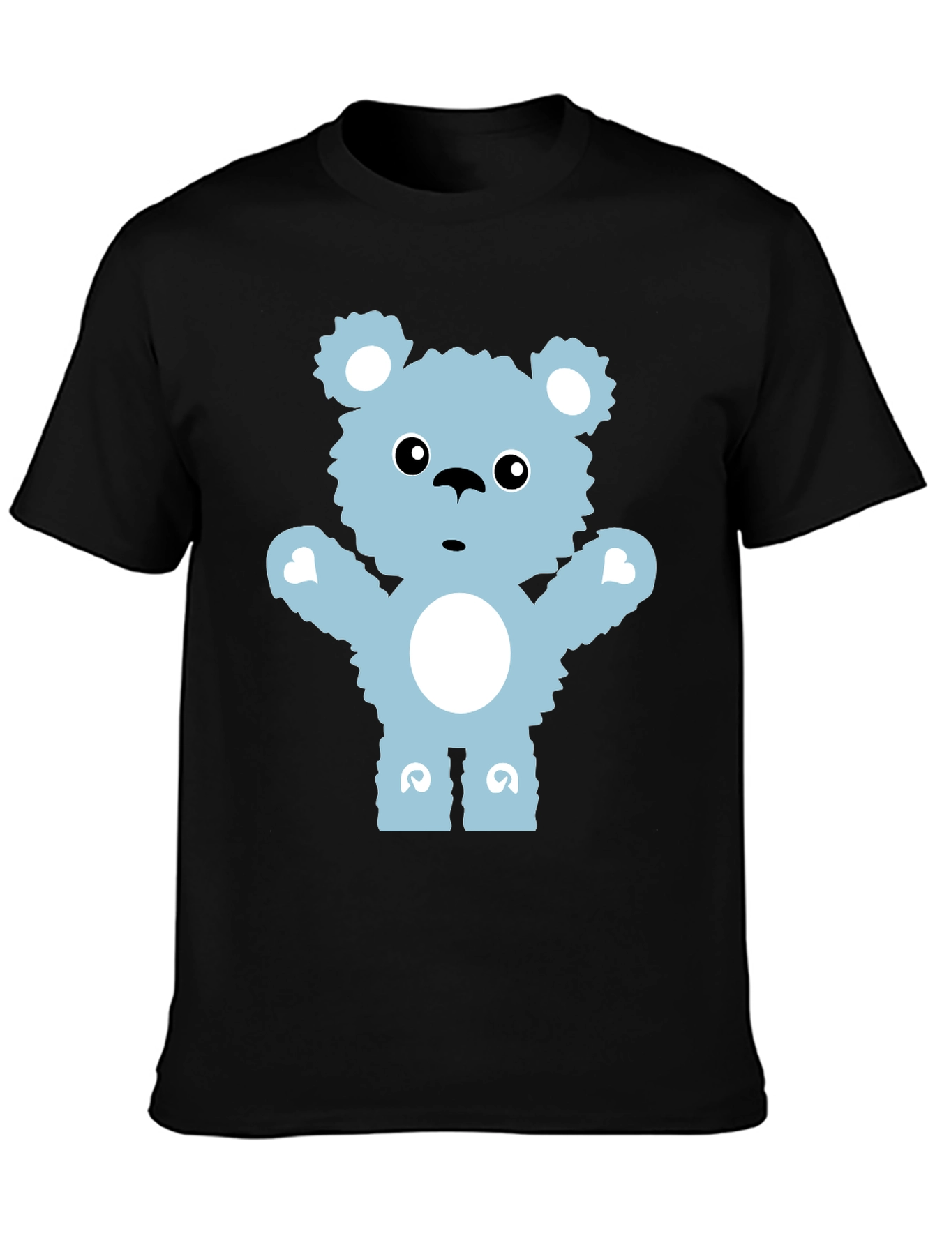 Cute Teddy Bear Graphic T-Shirt - Soft Cotton Blend