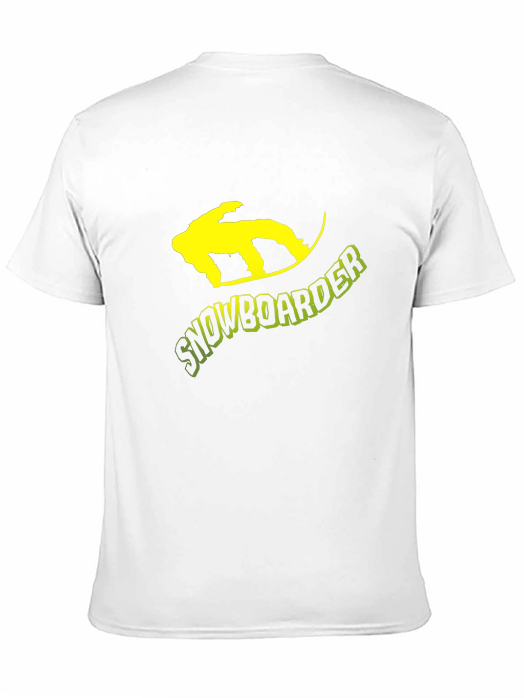 Snowboarder Graphic Tee - Black Cotton T-Shirt