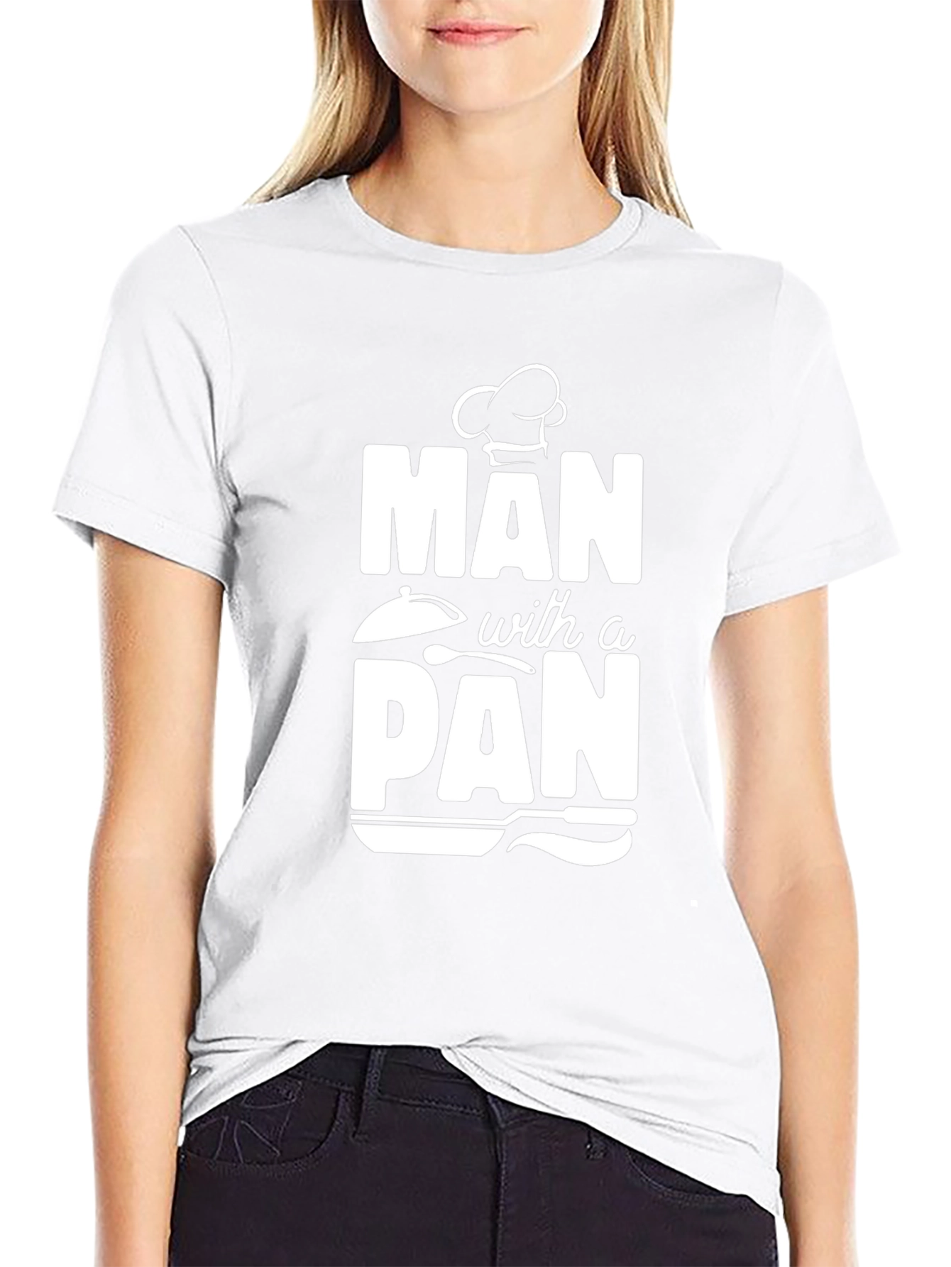 Man with a Pan T-Shirt - Chef Cooking Gift