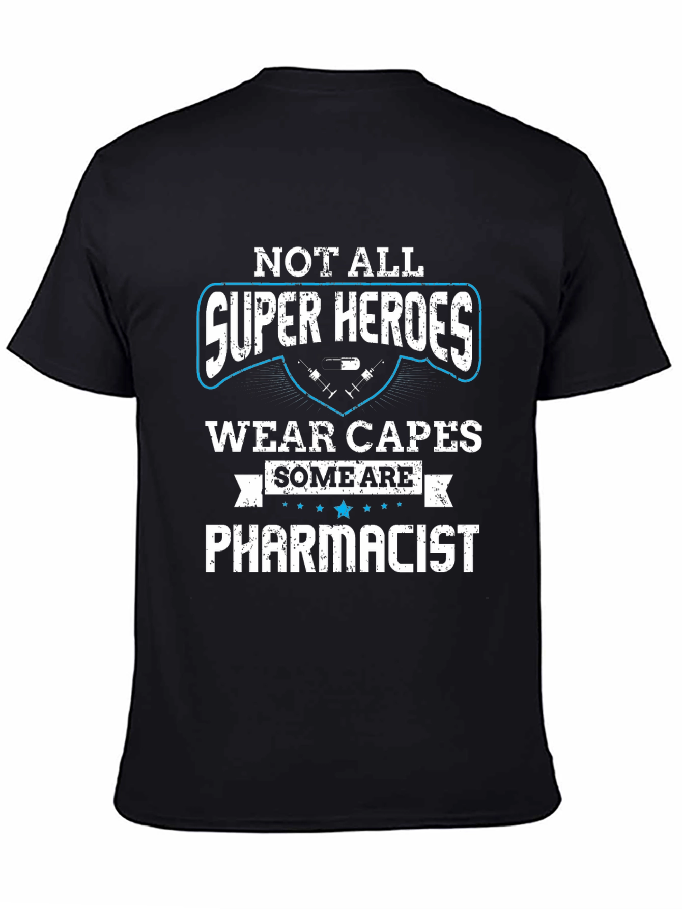 Pharmacist Super Hero Graphic T-Shirt