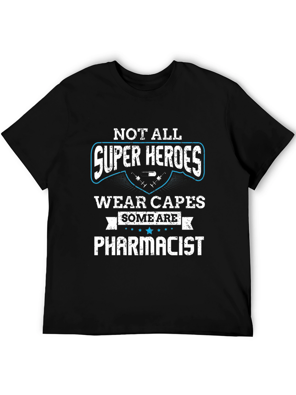 Pharmacist Super Hero Graphic T-Shirt