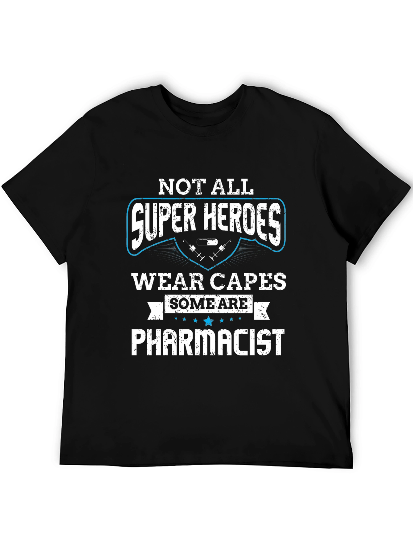 Pharmacist Super Hero Graphic T-Shirt