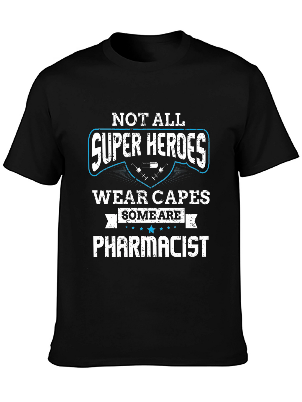 Pharmacist Super Hero Graphic T-Shirt