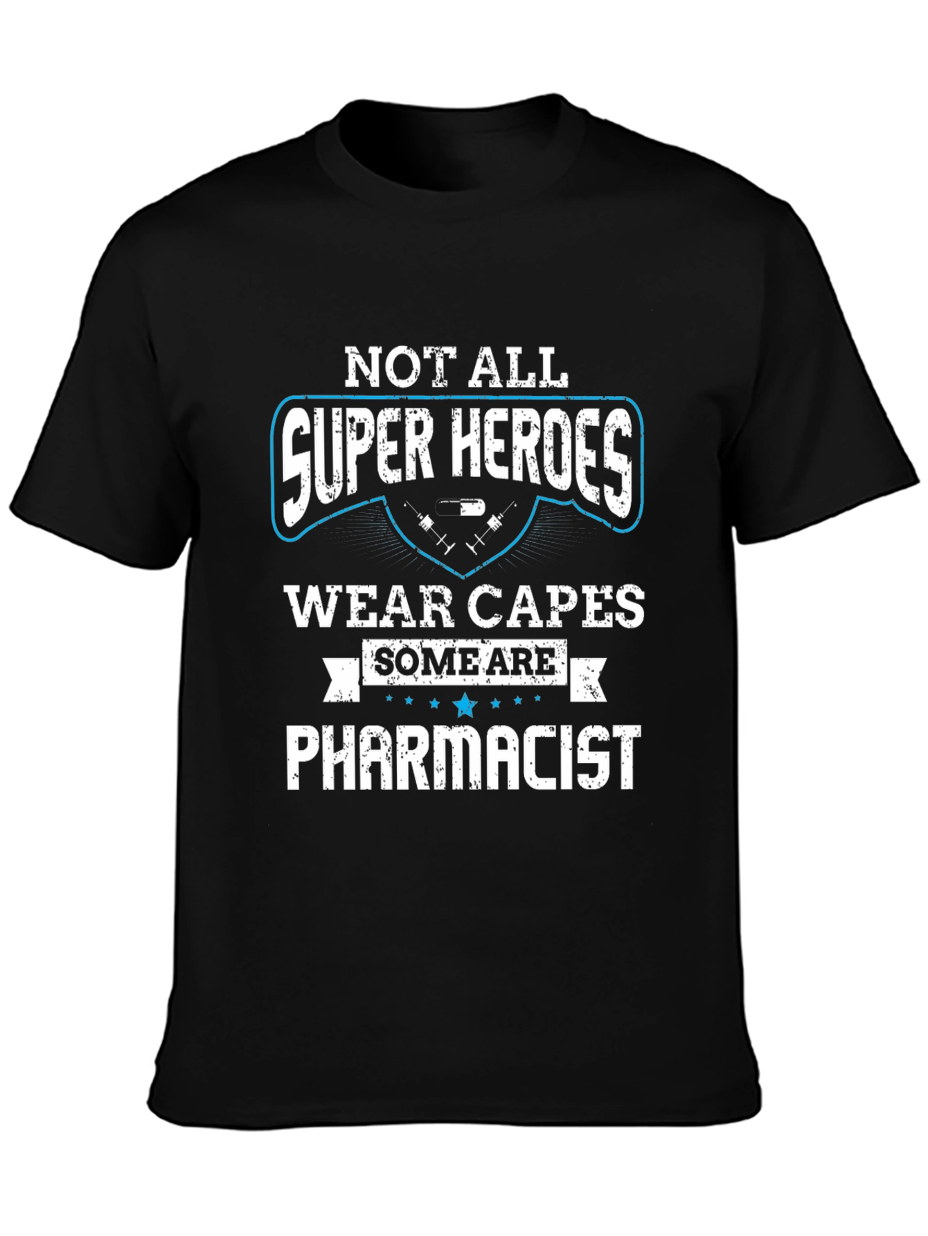 Pharmacist Super Hero Graphic T-Shirt