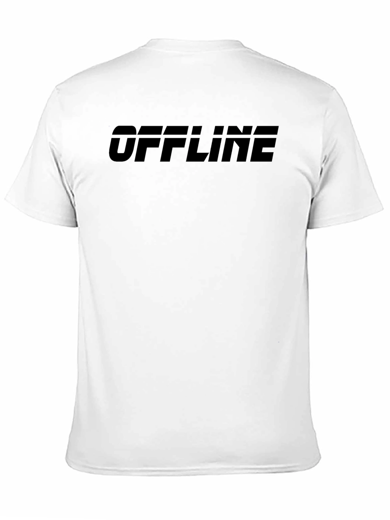 OFFLINE Graphic Tee - Black Casual T-Shirt