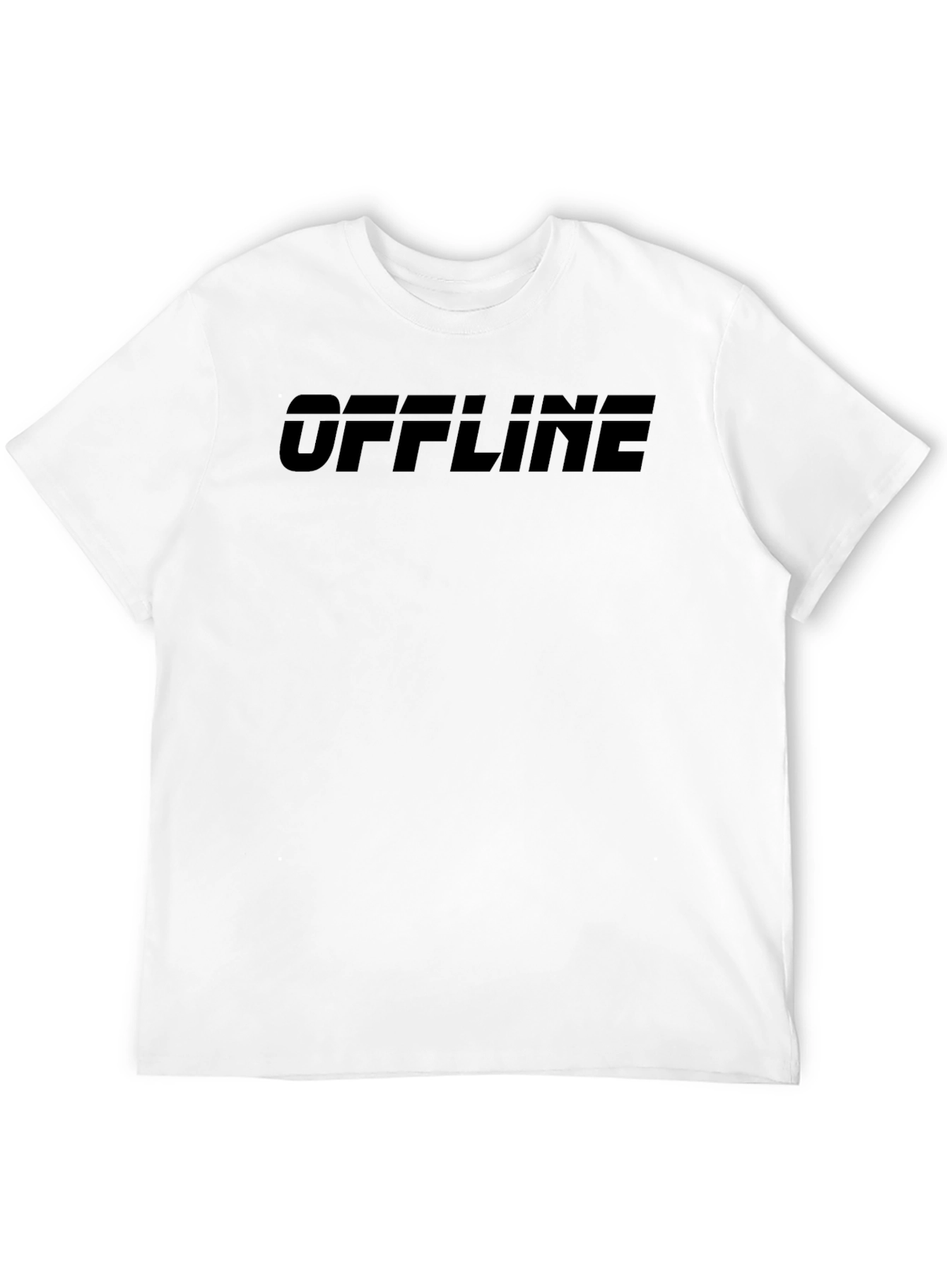 OFFLINE Graphic Tee - Black Casual T-Shirt