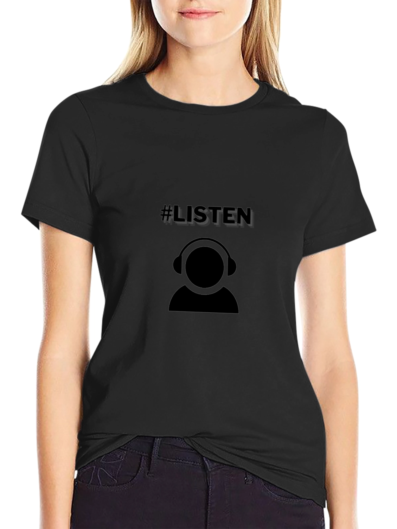 #Listen Graphic T-Shirt - Comfort & Style