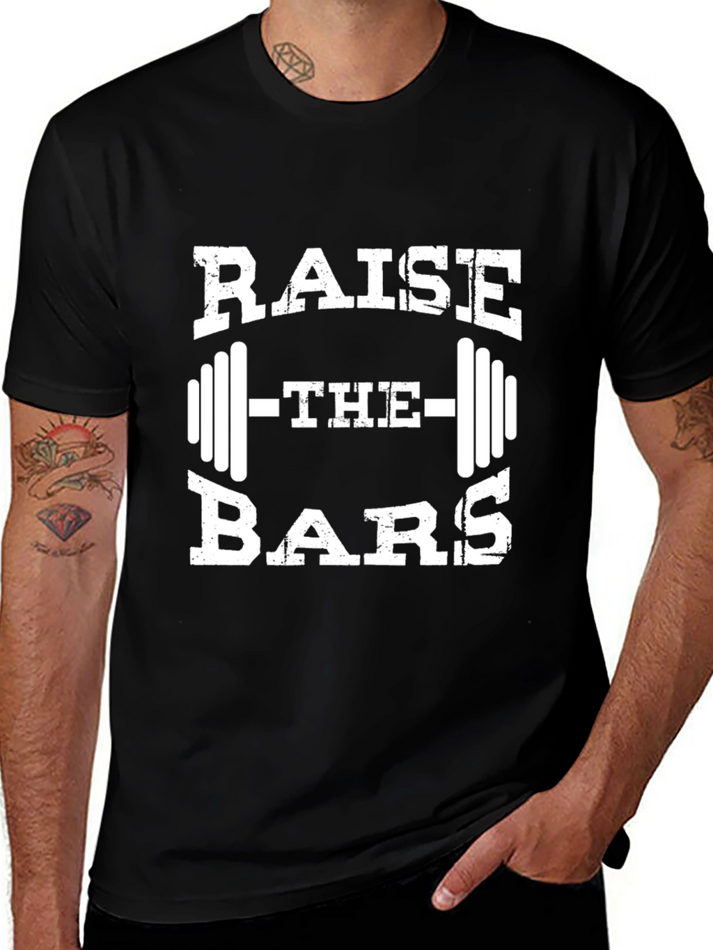 Raise the Bars Weightlifting T-Shirt