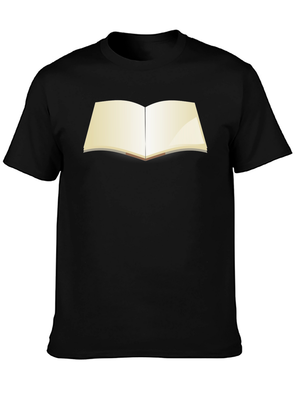 Open Book Graphic T-Shirt - Black Unisex Tee